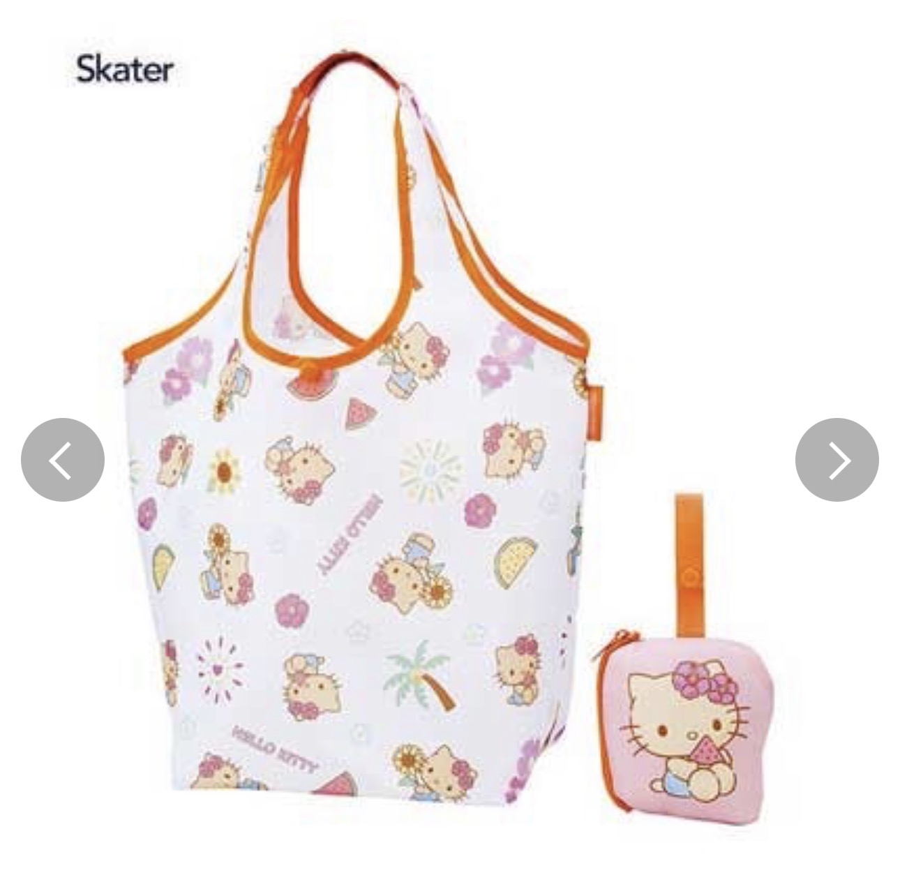 日本 Skater Hello Kitty 折疊環保袋