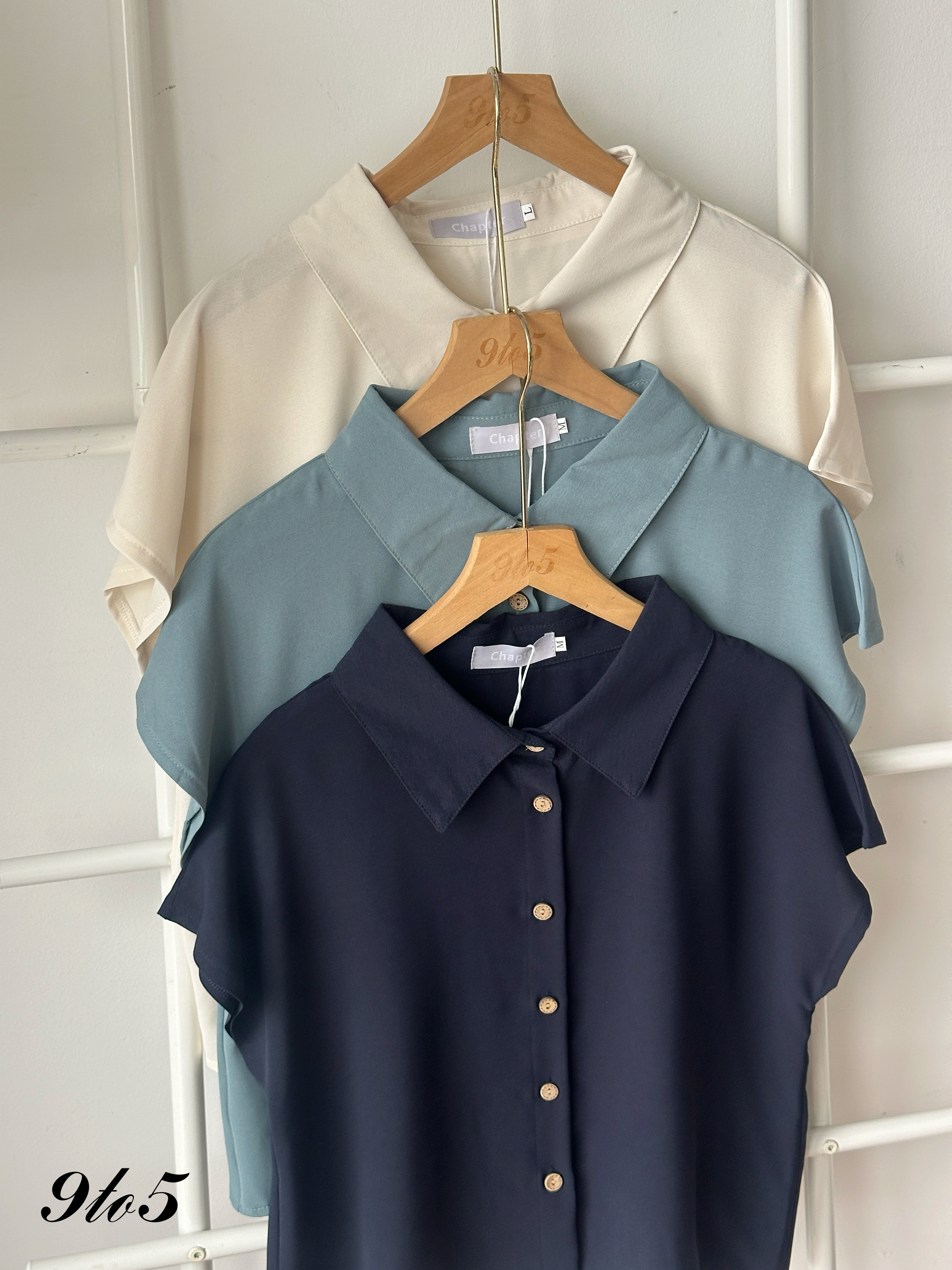 T4308 Cape Sleeve Shirt - 3 Colors 