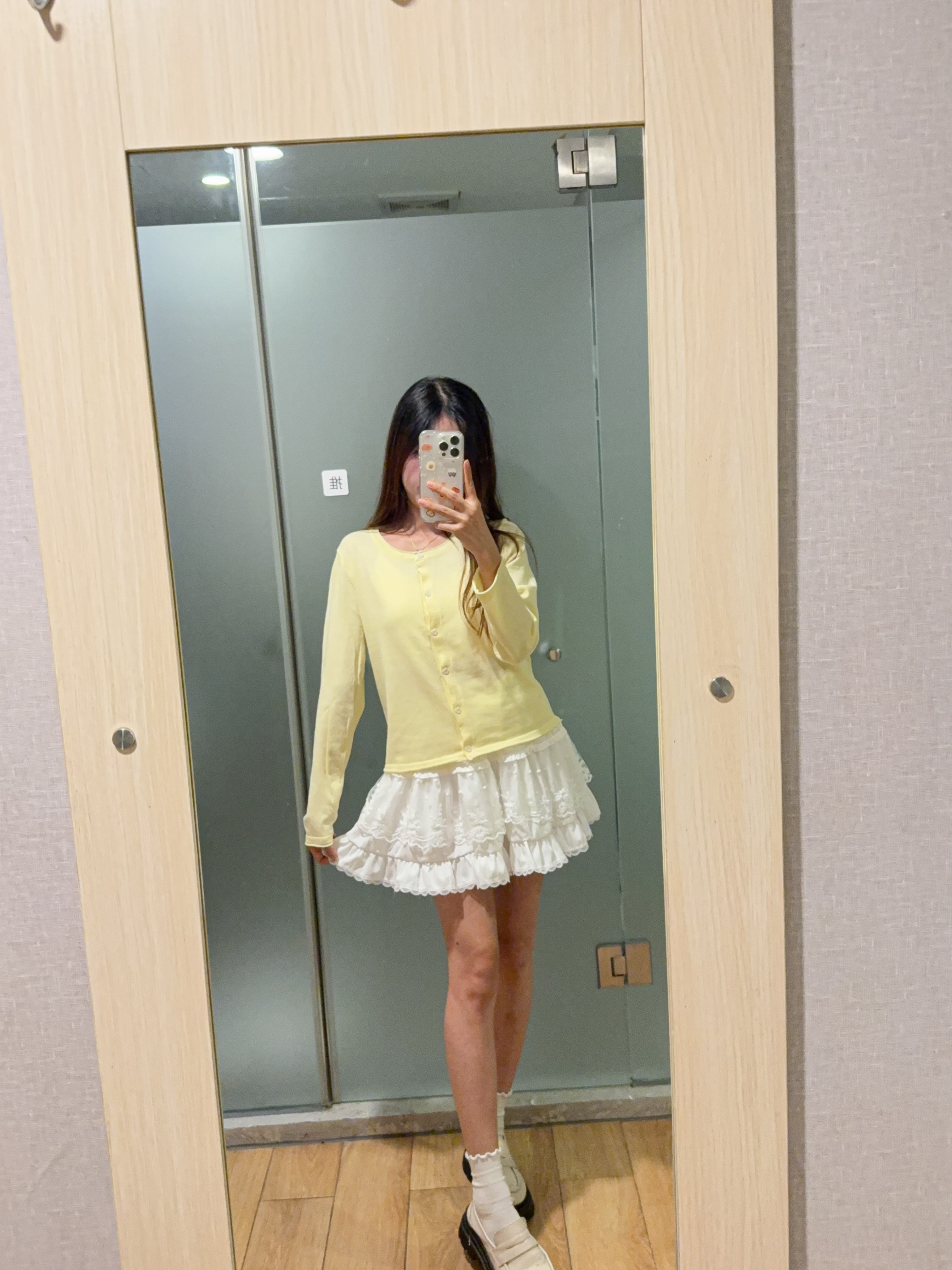 花边蕾丝层次感半身短裙R3009