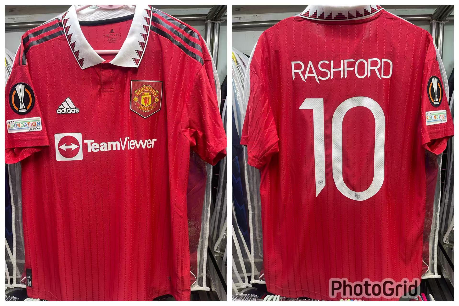 2022-23 Manchester United Home Authentic Shirt #10 RASHFORD
