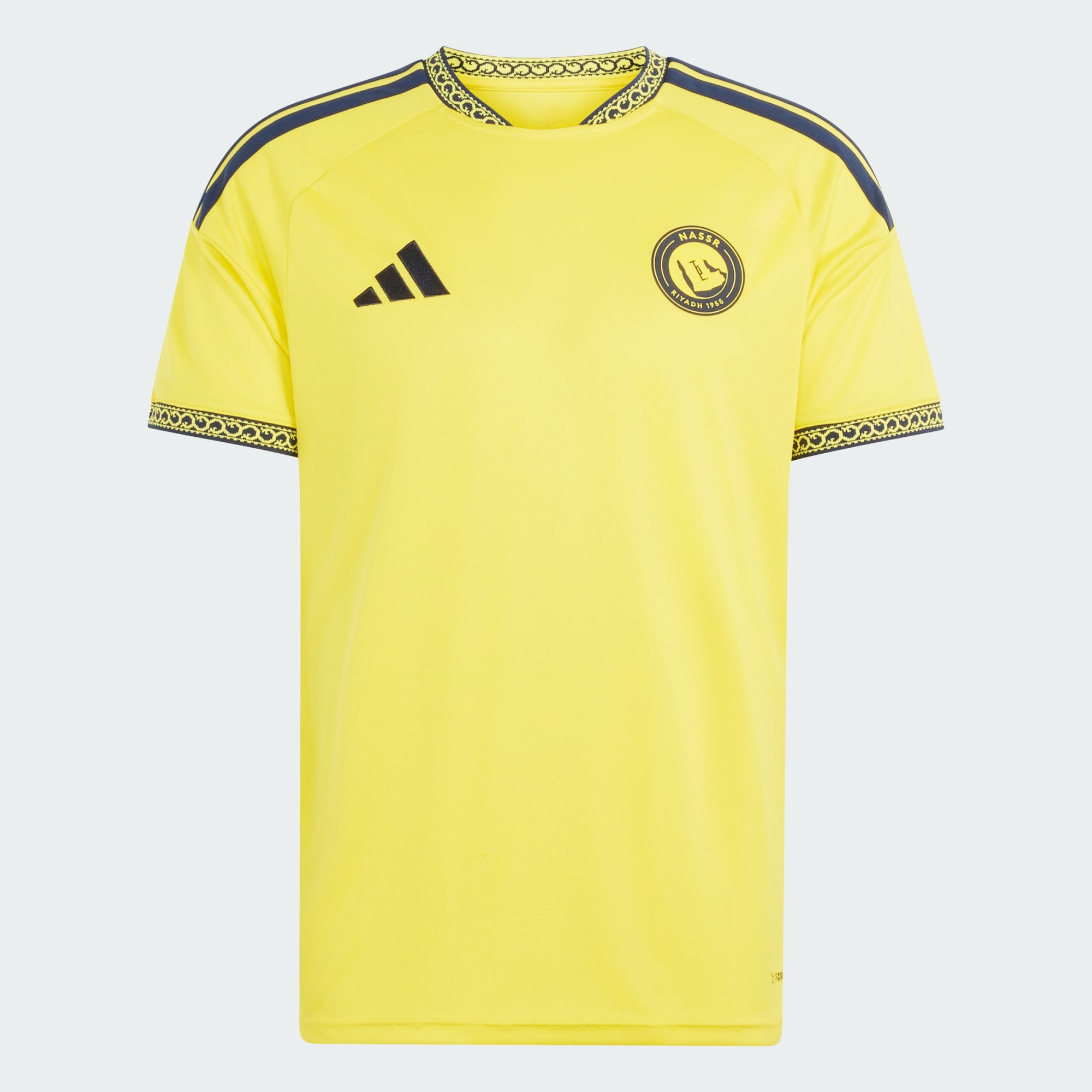 📧郵票意象圖紋 Adidas Al-Nassr 艾納斯 2026-27 主場球迷版球衣連RONALDO印字 KB2014