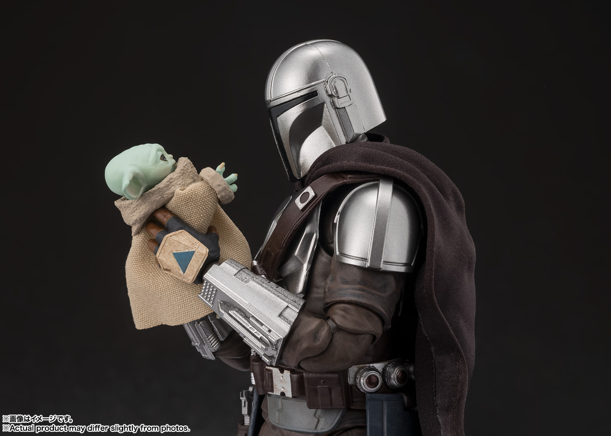 (預訂訂金 $200) (總價 $669) Bandai S.H.Figuarts Mandalorian & Grogu (STAR WARS: The Mandalorian and Grogu) SHF 曼達洛人 & 古古 (星球大戰：曼達洛人) (行版) 