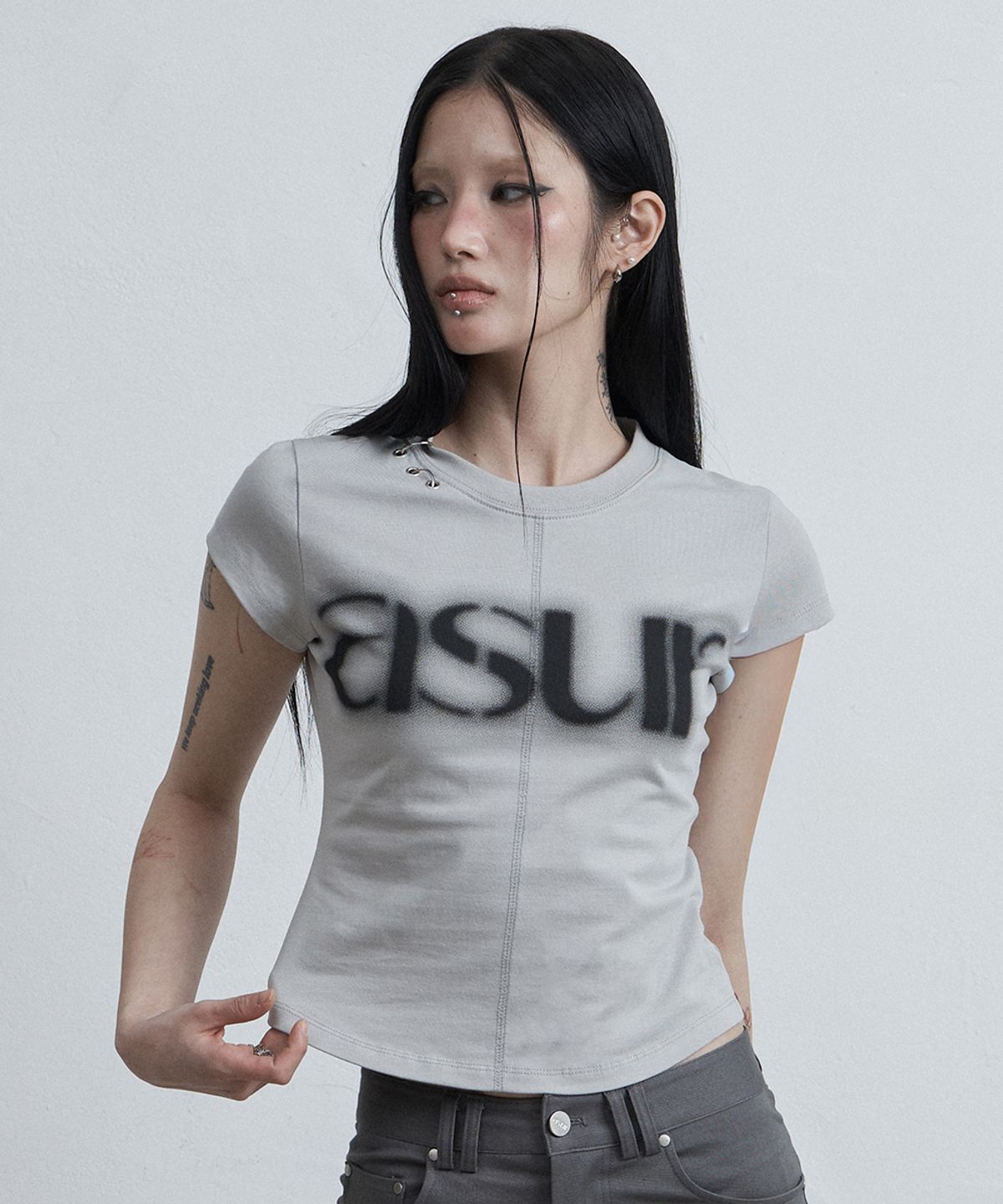 🇰🇷訂購｜asur 26SS｜AU Piercing Cap Sleeve 4色