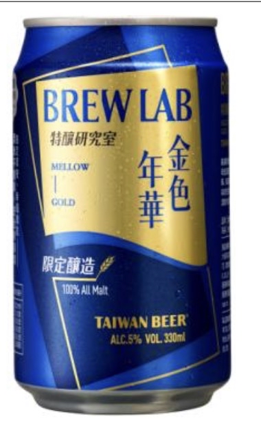 台灣啤酒-特釀研究室（金色年華）33l（6罐裝）