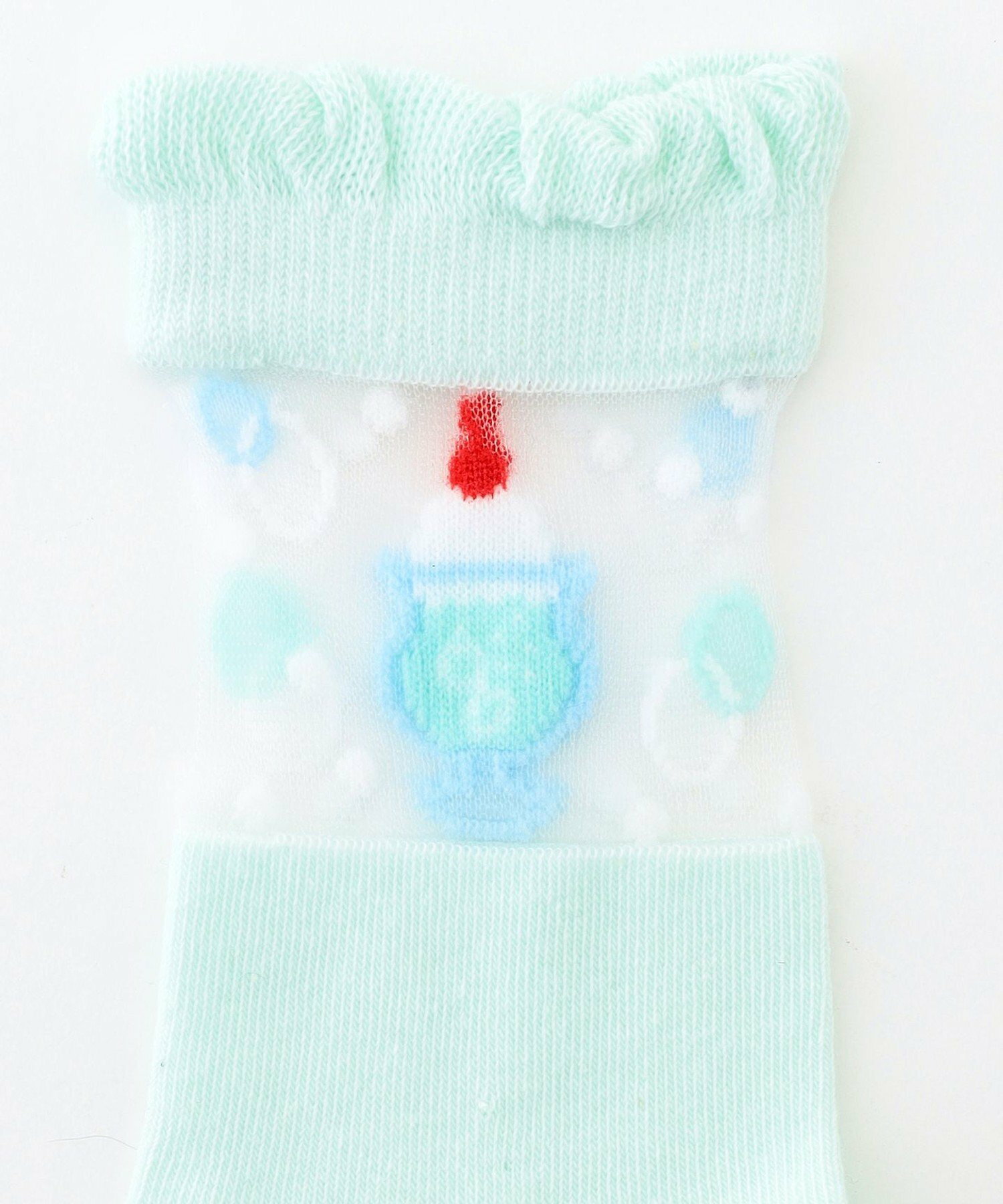 🆕【⭐訂購⭐】 🇯🇵日本直送🌀可愛透視圖案 荷葉邊短襪［4款選］🌀[ELBA-0195][260318]