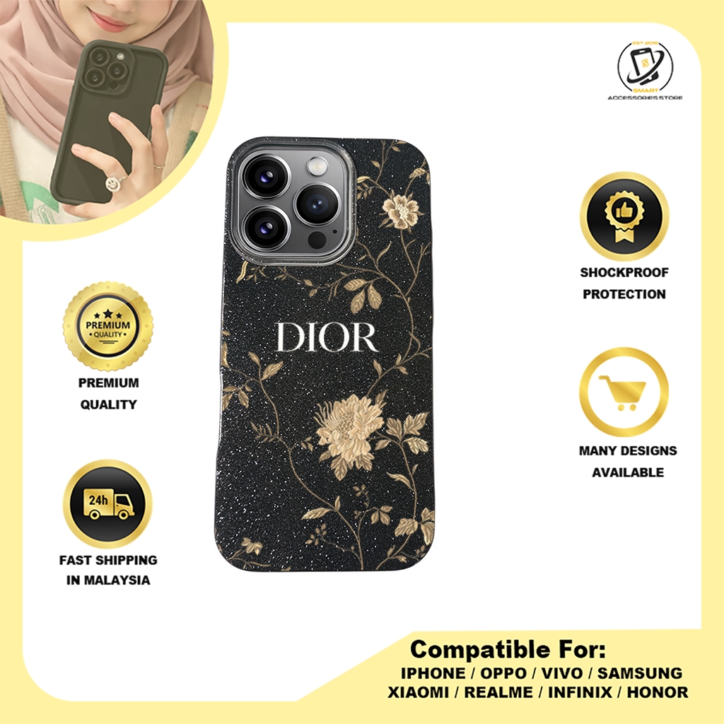 BLING CASE PHONE FOR IPHONE - DESIGN DIOR B