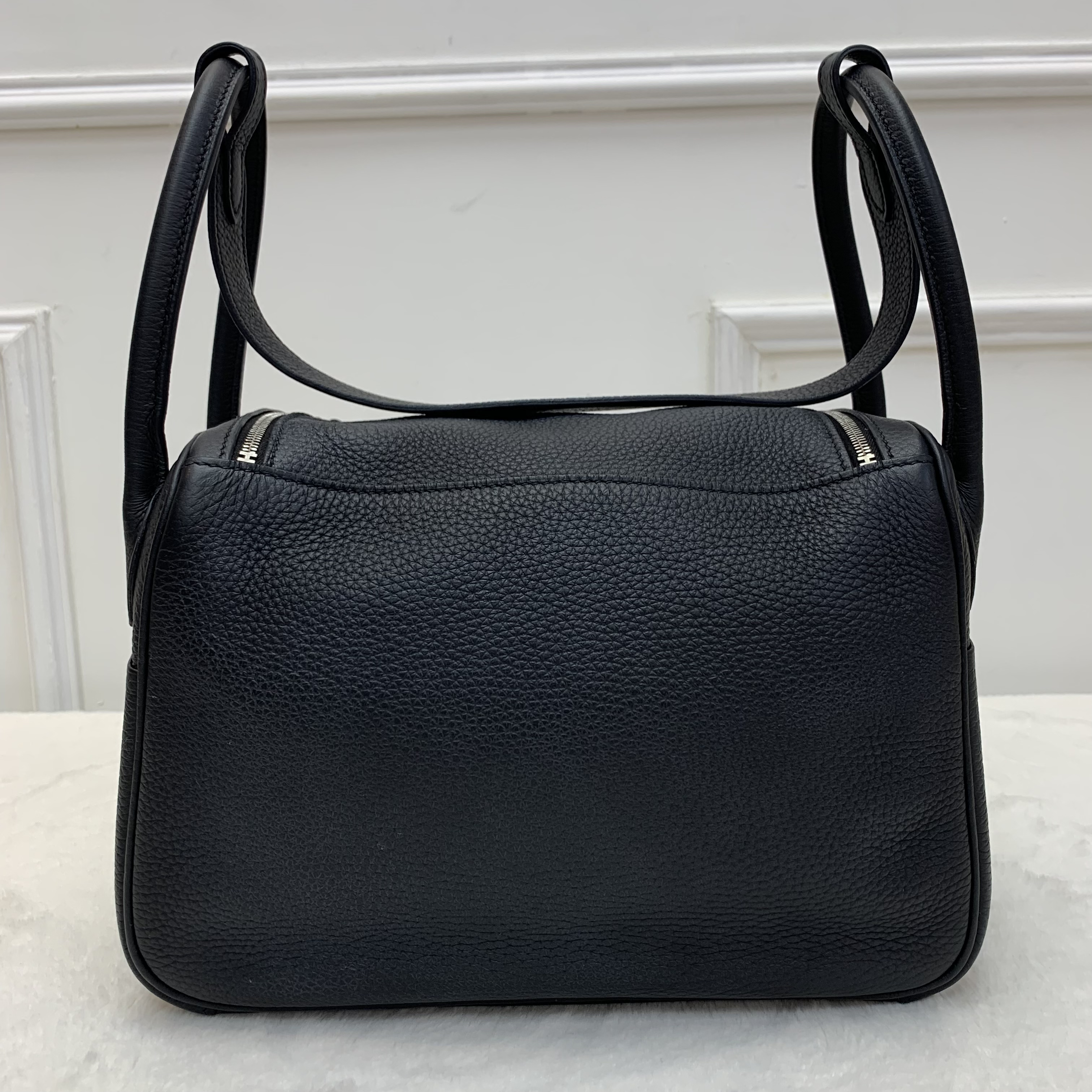 Hermes lindy 26 黑色銀扣