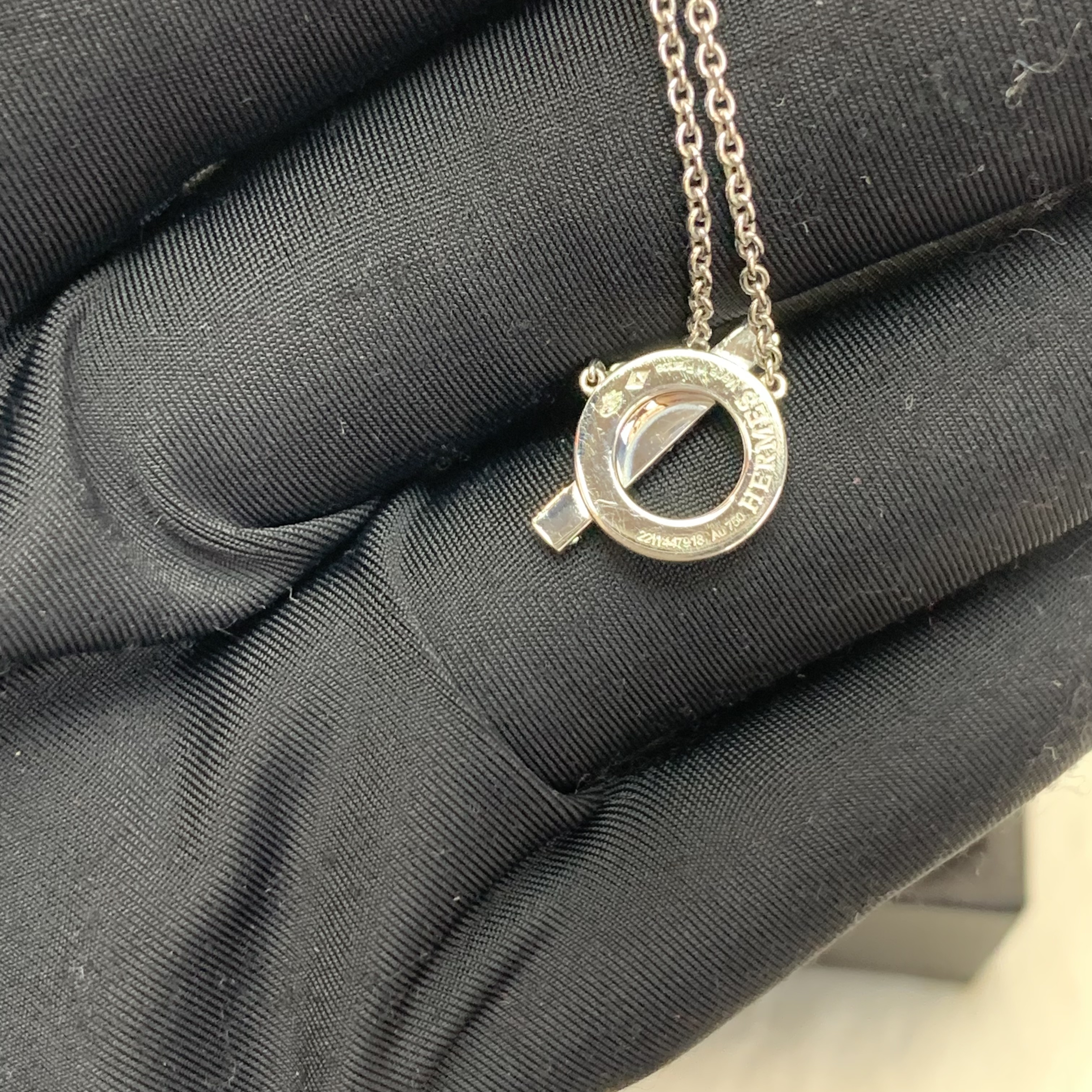 Hermes Finesse pendant Full set滿鑽頸鏈 香港正單