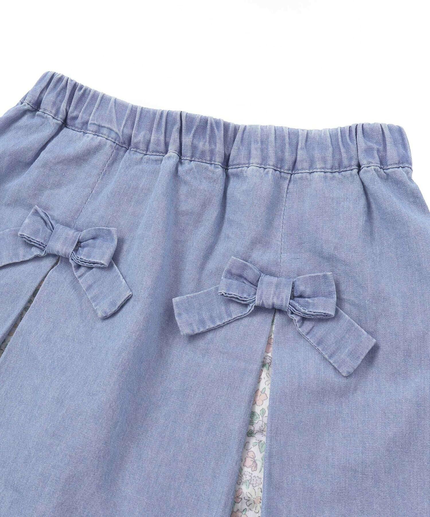 🆕【⭐訂購⭐】🌀 🇯🇵 日本直送 緞帶 碎花褶襉裙褲［2款選］🌀[ELDA-0150][260516]