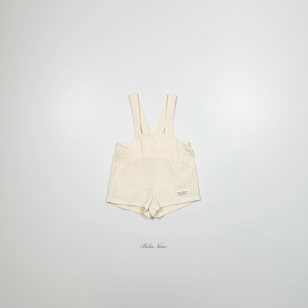 ☀️預訂 韓國直送☀️🇰🇷Bebenine兩色標籤純棉吊帶連身短褲
