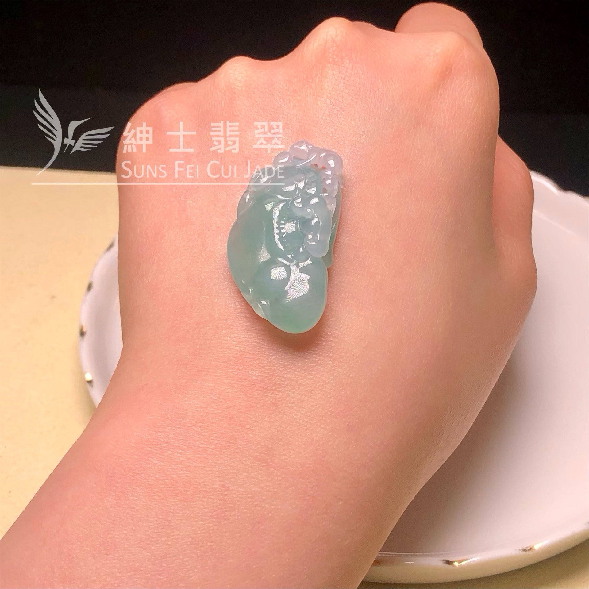 YK00525 飄翠如意靈芝