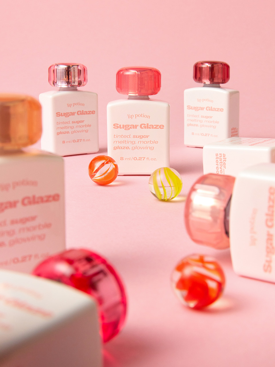 Alternative Stereo Lip Potion Sugar Glaze Tint 糖霜玻璃珠光澤唇釉［小奶瓶唇釉］