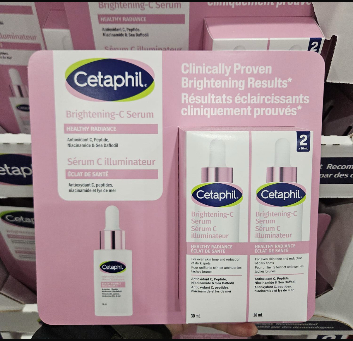 加拿大直送  Cetaphil Brightening-C Serum 亮膚精華(30 ml x 2)