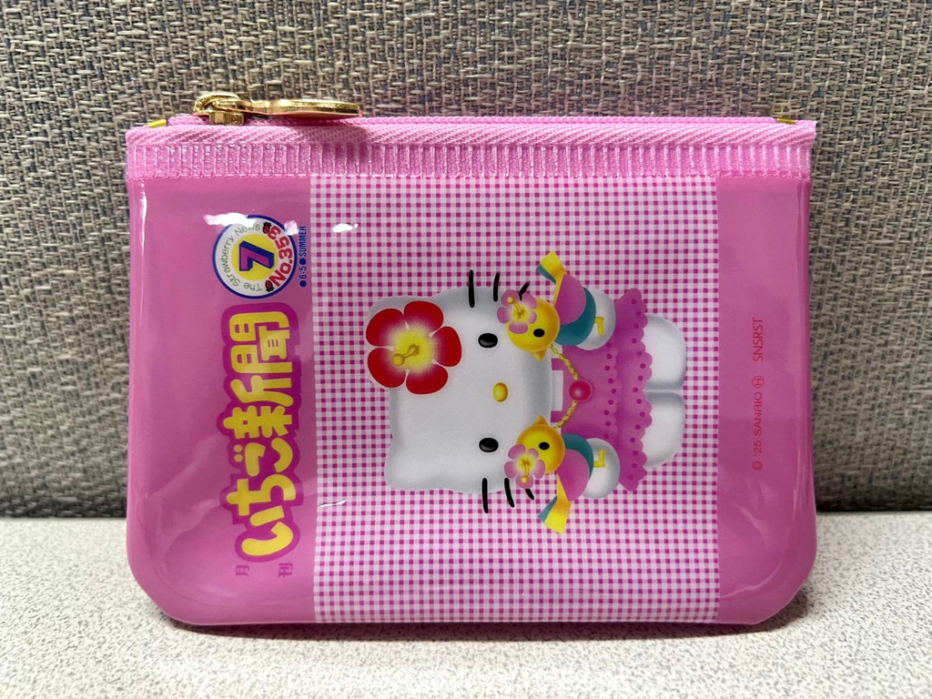 🎌日本直送🎌草莓新聞Hello Kitty迷你 收納包 散子包 卡包 