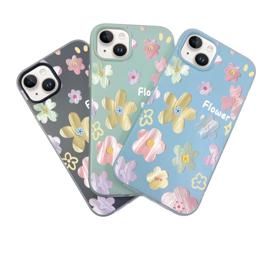 JELLY CASE PHONE FOR IPHONE - DESIGN FLOWER T