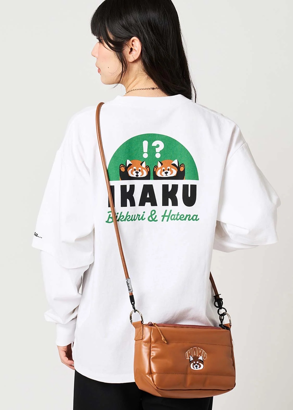 📦訂購 日本限定 graniph IKAKU Red Panda 小熊貓 PU 泡泡袋