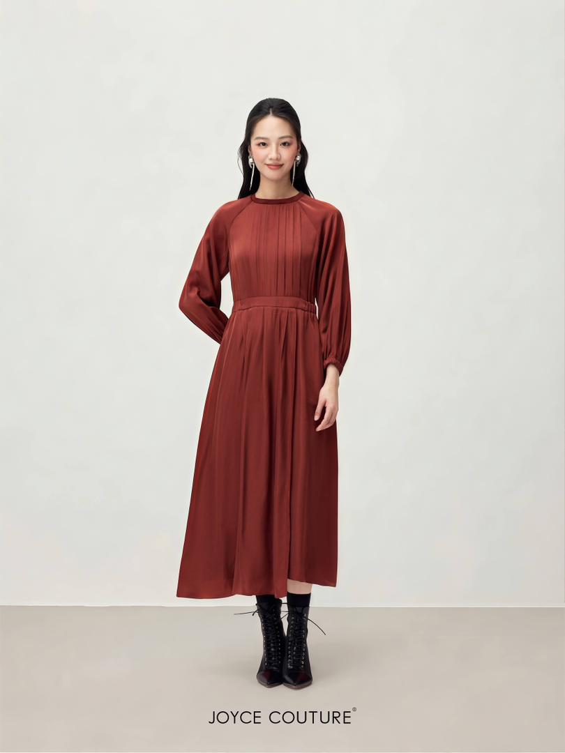 长袖连身裙 D0349