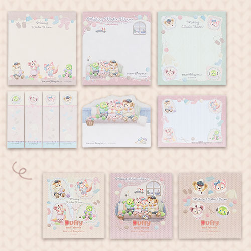 【預訂】TDR Duffy & Friends Winter Program - memo set