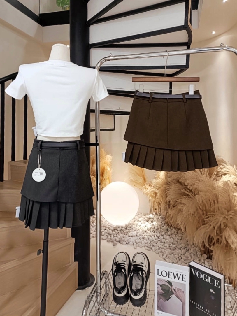 设计款裤裙(小包腰带)