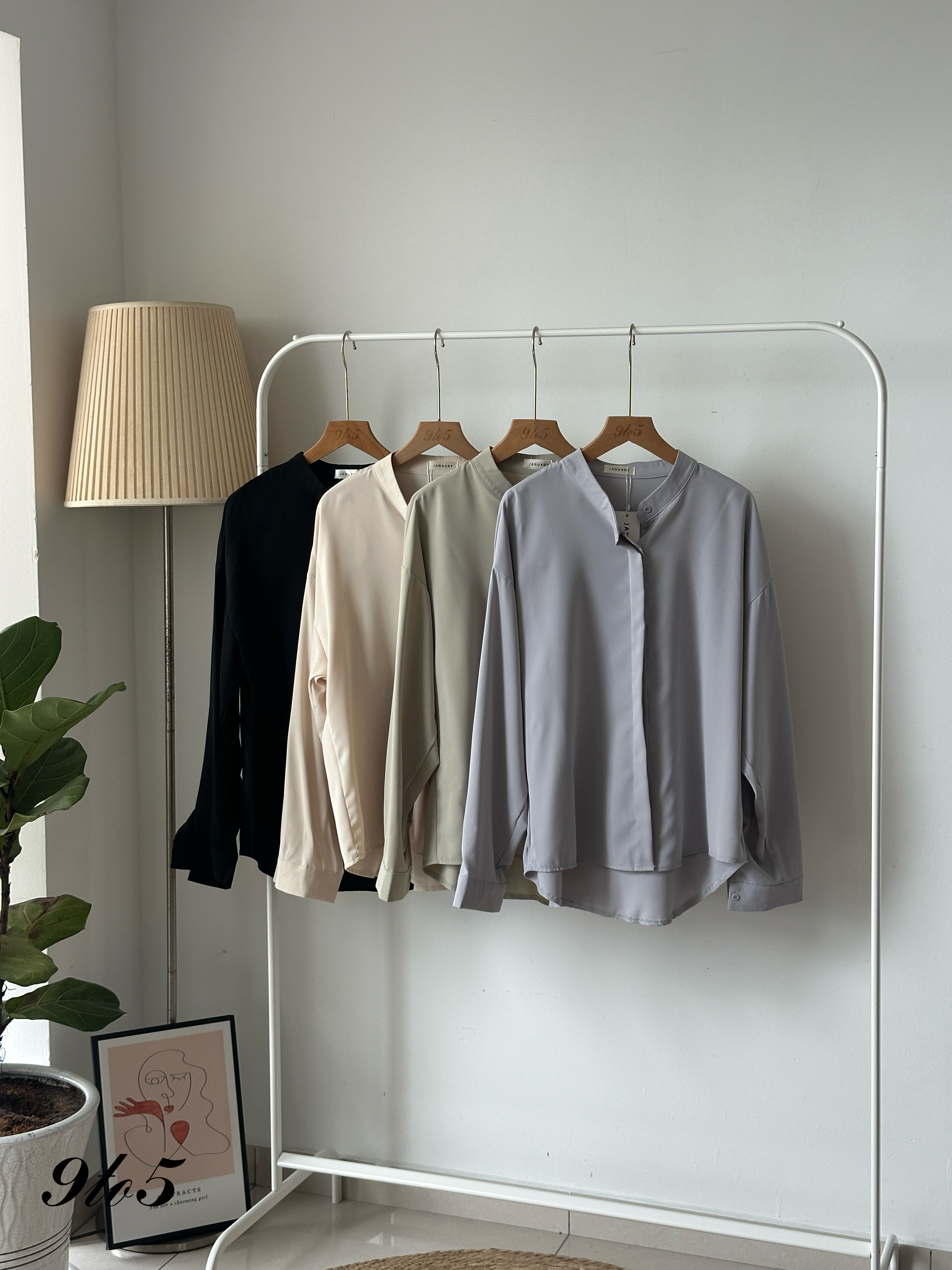 T4060 Long Sleeve Oversize Shirt - 4 Colors