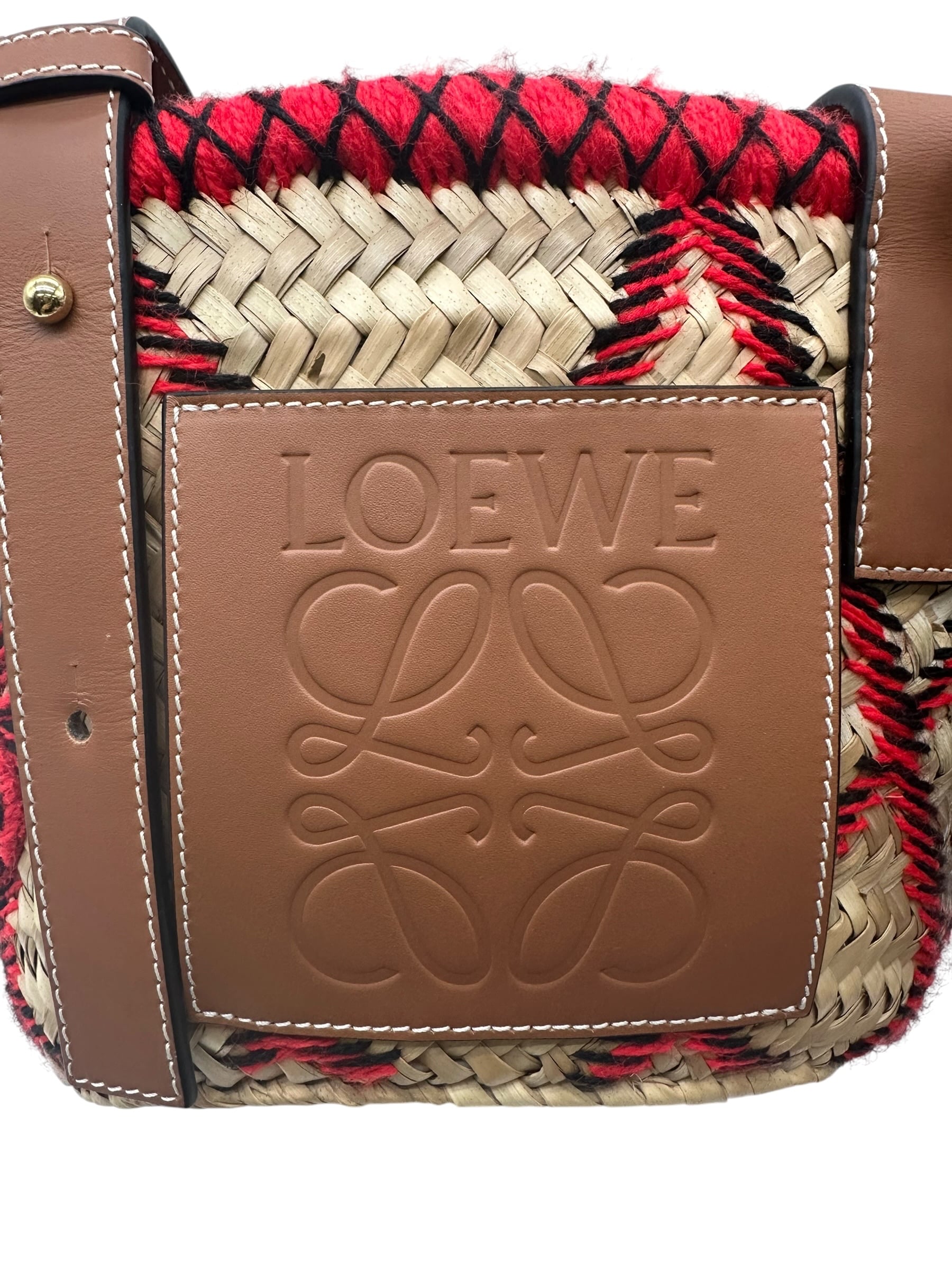 Pre-owned LOEWE Straw-woven Bamboo Basket Bag / Product Code: 071301