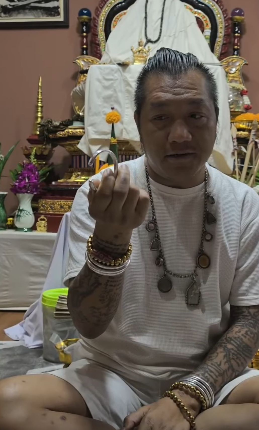 阿贊濕 天鐵五寶手鐲 全功能 