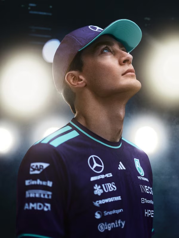 #現貨 新加坡大獎賽別注 Adidas F1 Mercedes Benz 平治車隊 2026 紫色車手帽子 KS3939