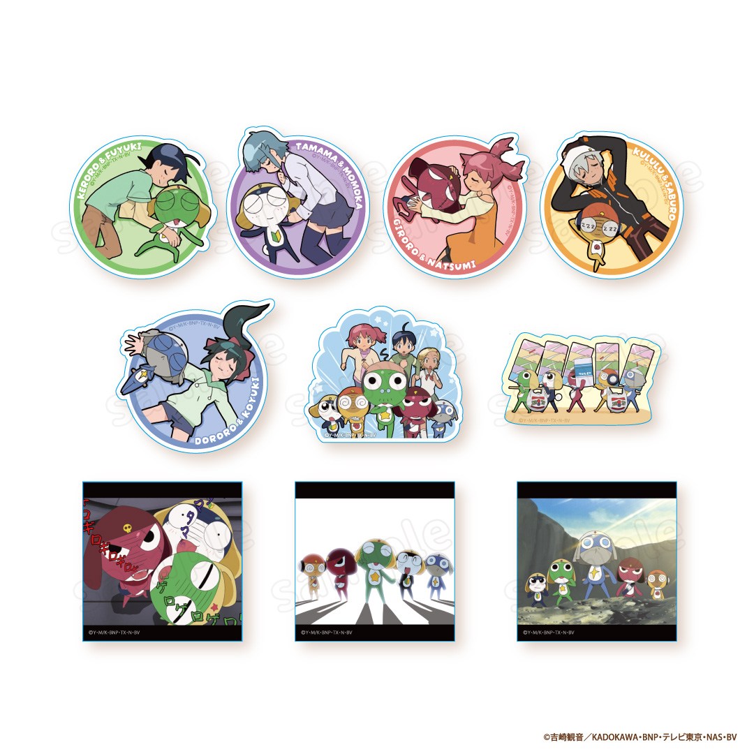 Keroro軍曹 POP UP STORE 盲抽場景貼紙 #P-OOG0127 [KThings] (PRE-ORDER) [2026/05]