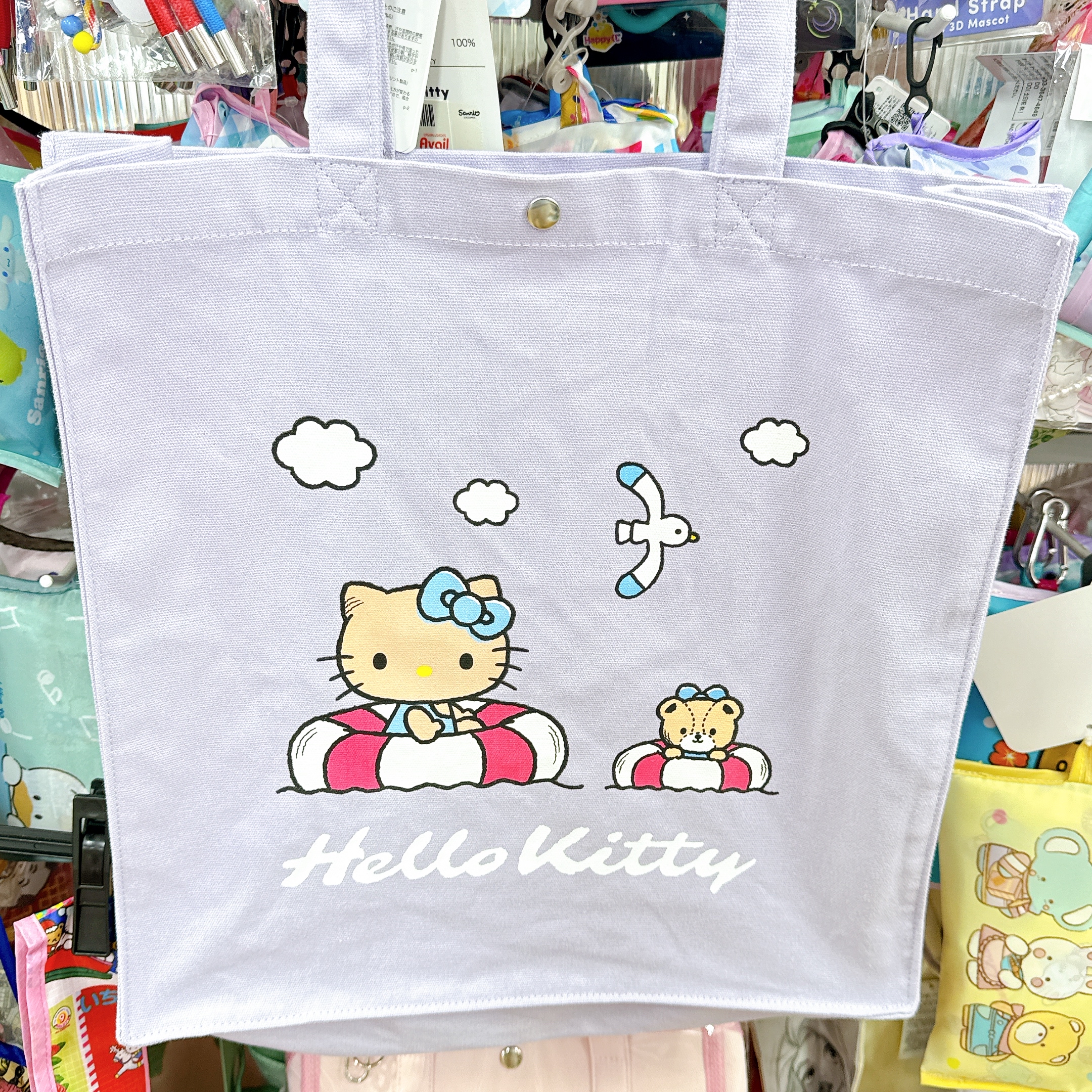 日本直送日本版kitty可上膊帆布袋