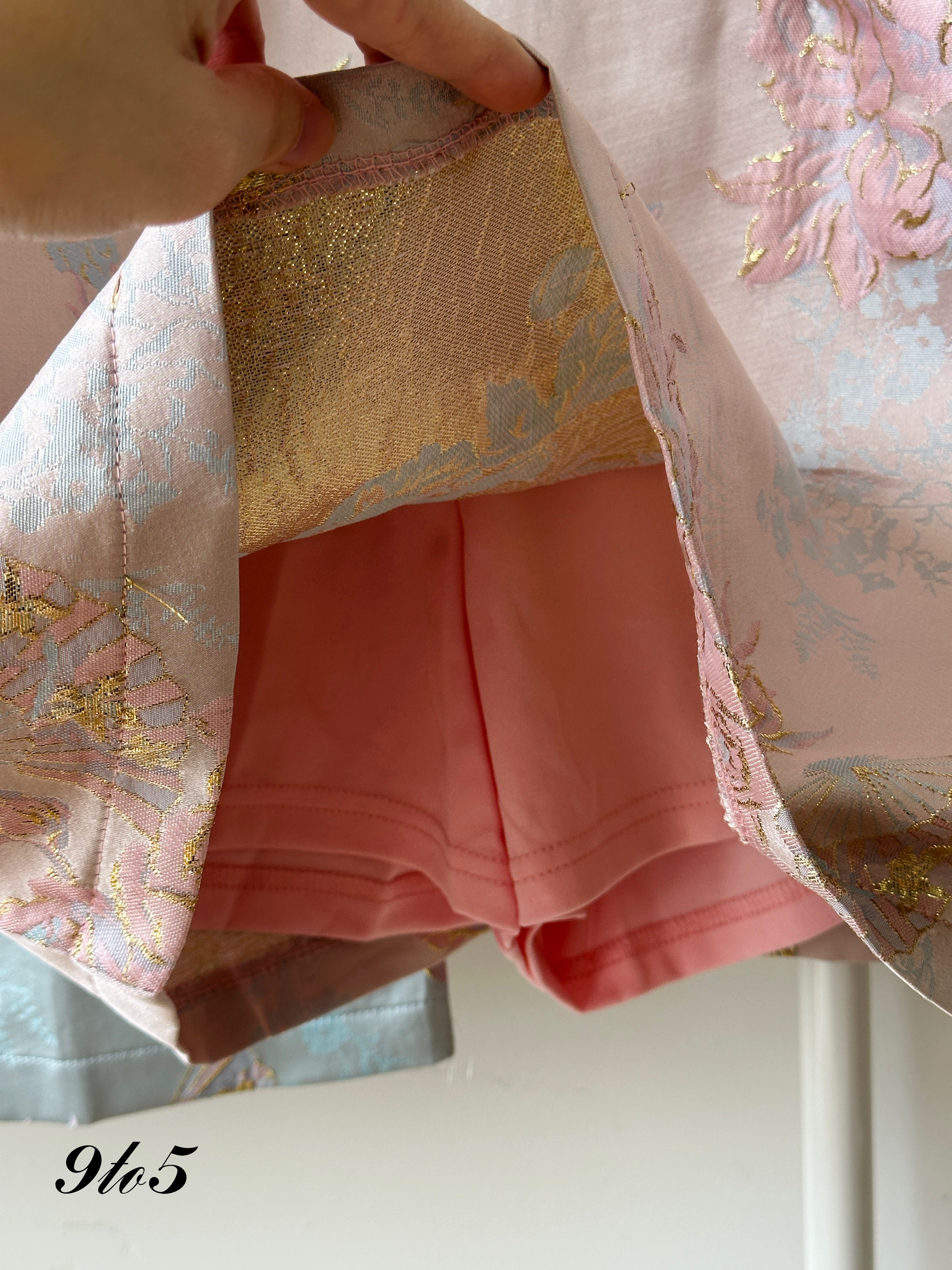 D2316 Puff Sleeve Cheongsam Dress - 3 Colors