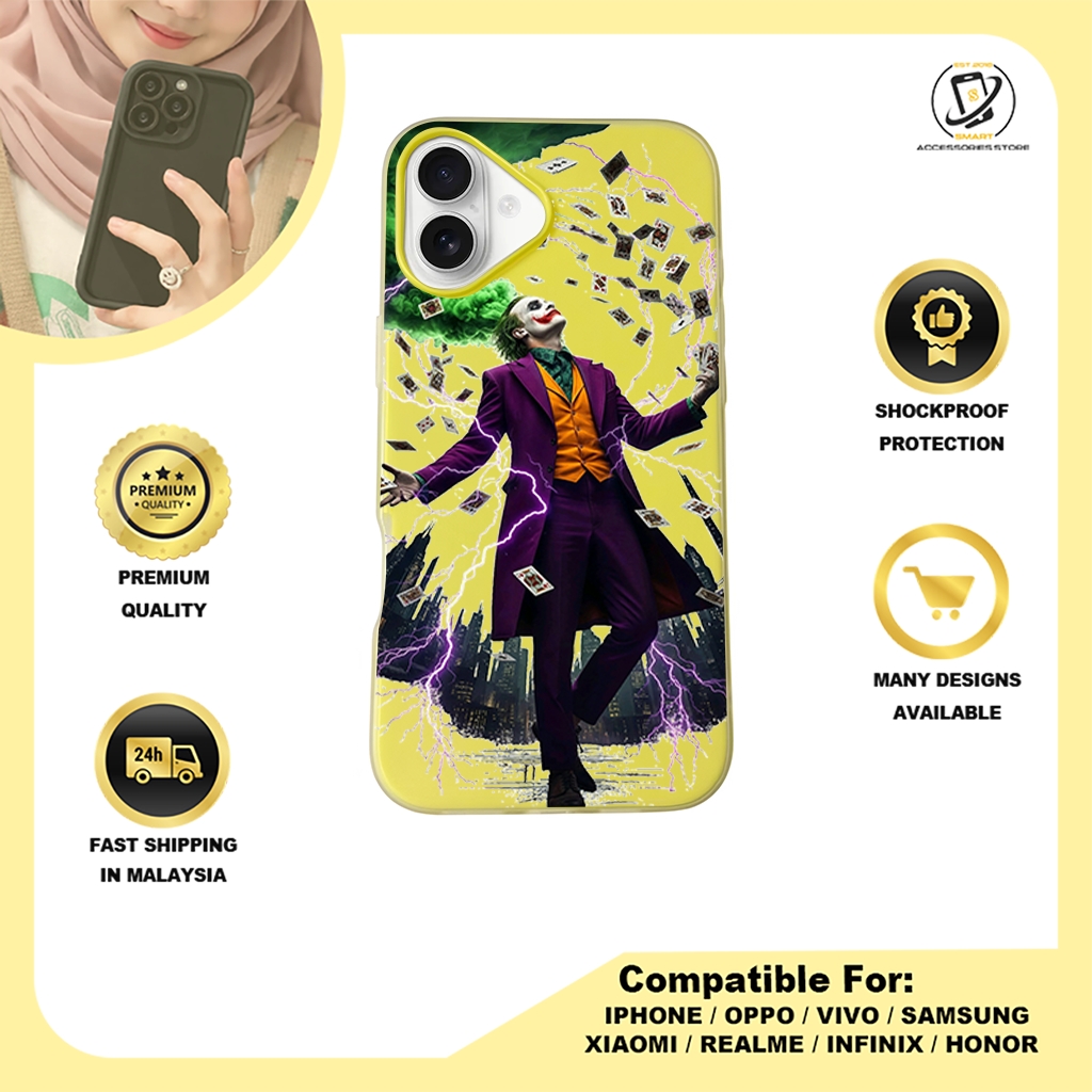 JELLY CASE PHONE FOR IPHONE - DESIGN JOKER A