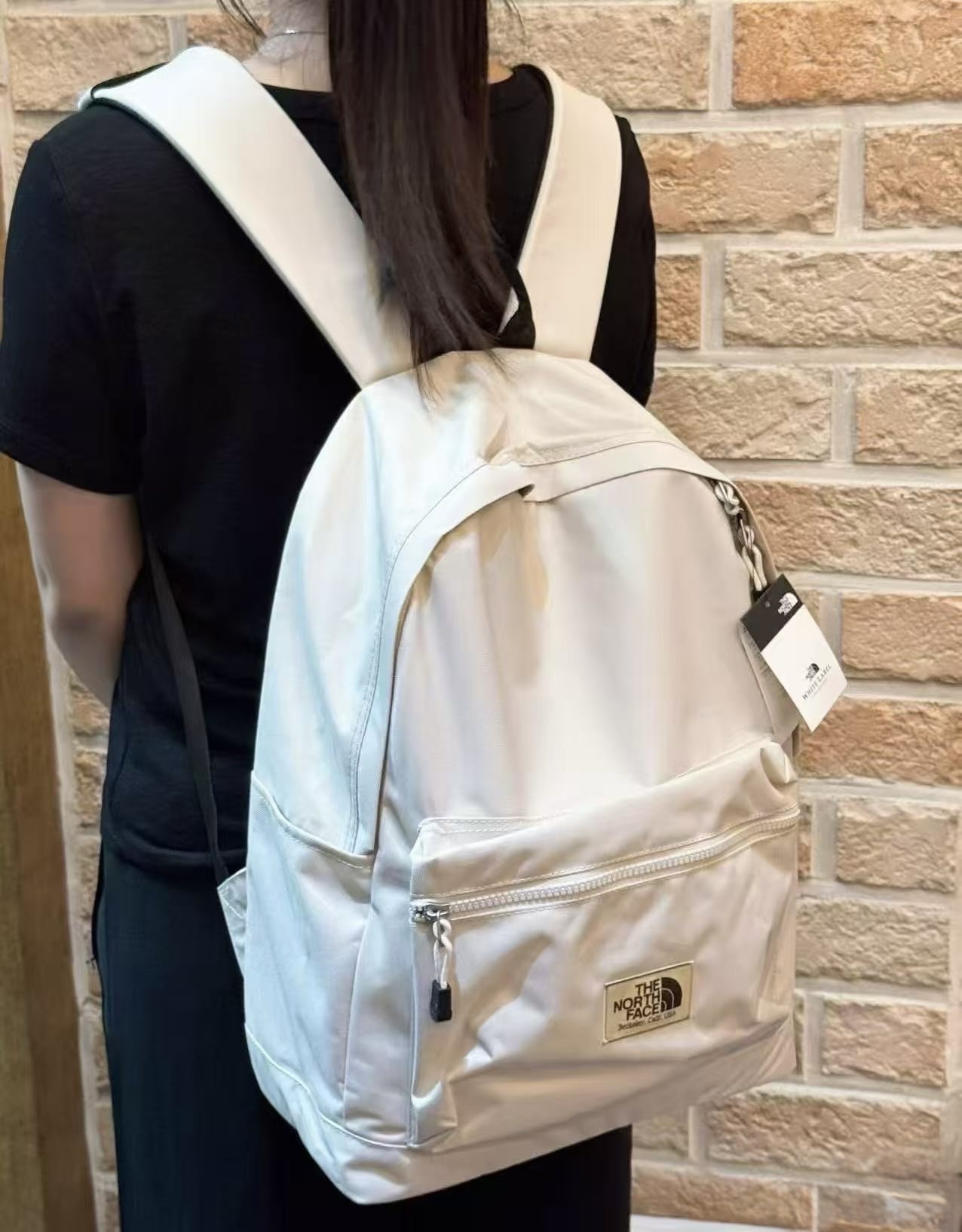 The North Face White Label Standard Daypack 米白色雙肩後背包