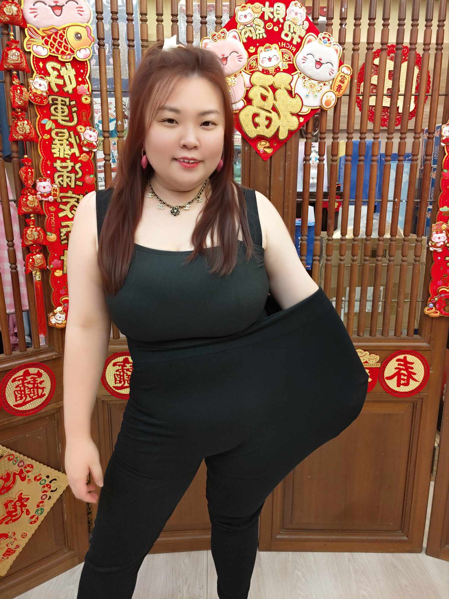 OTE13 TW#10264 全黑加大码LENGGING