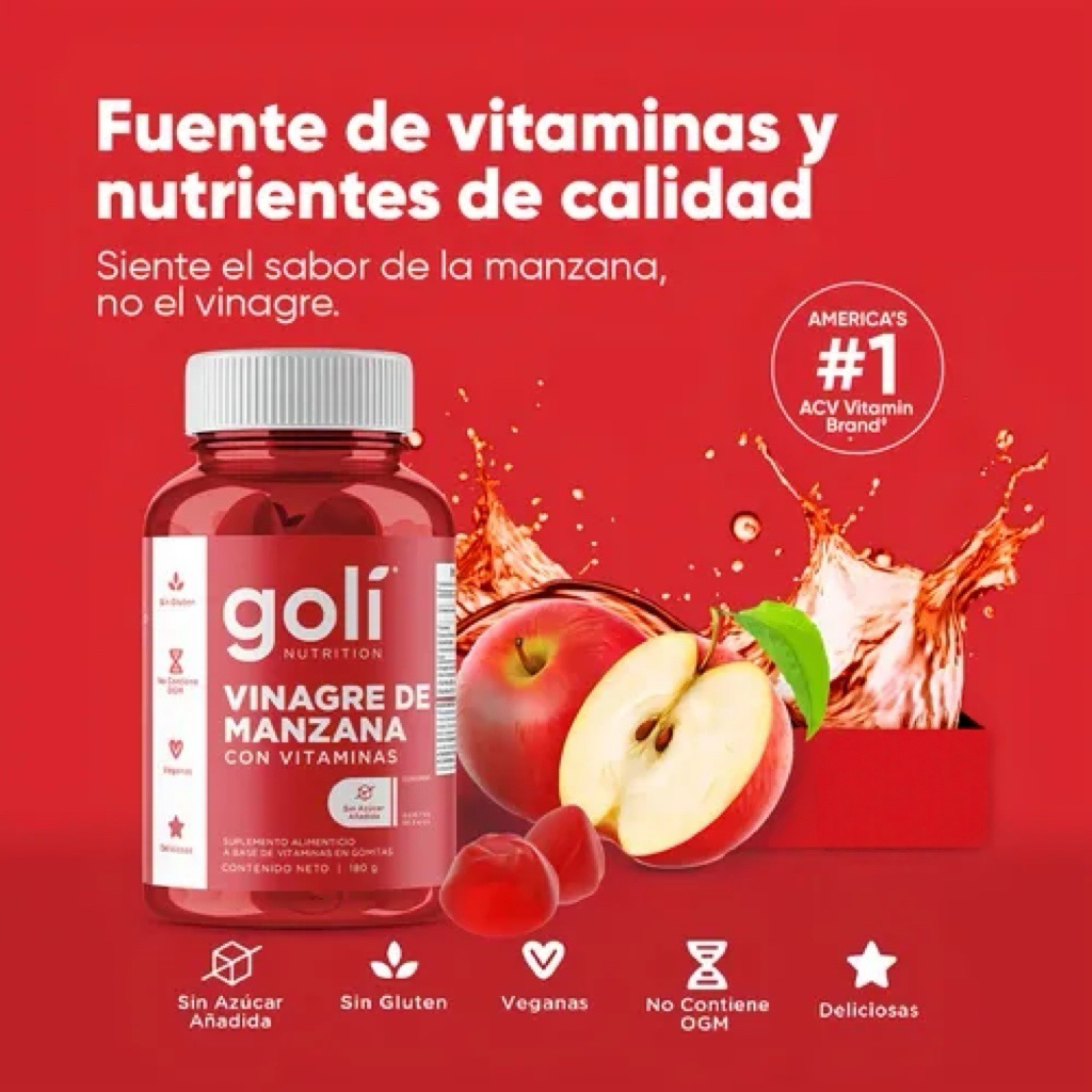 加拿大直送  Goli 有機蘋果醋軟糖