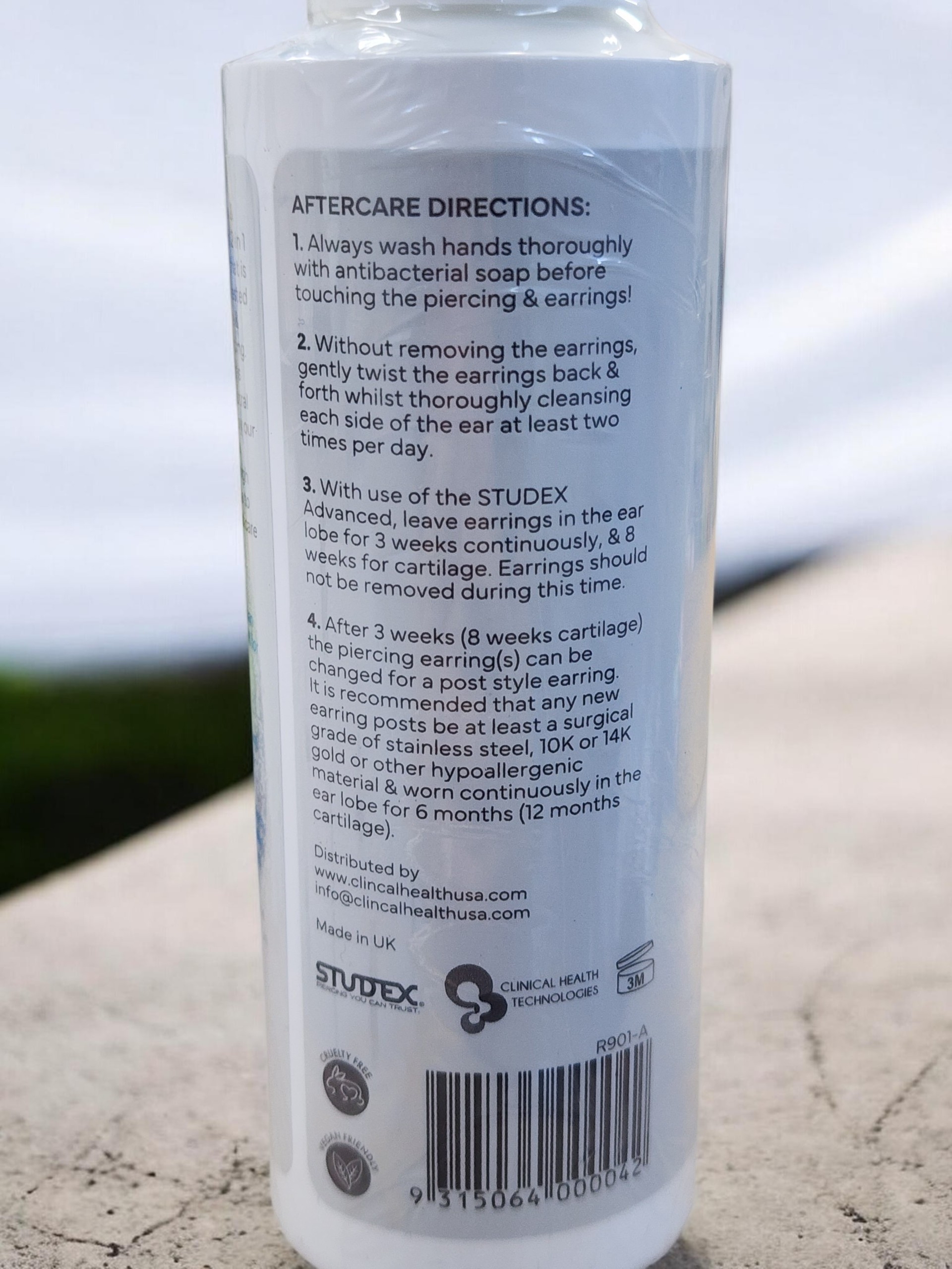家庭藥箱✅必備Studex Advanced 2-in-1 穿孔護理清潔噴霧 (100ml)