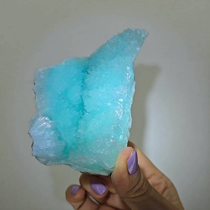 Blue aragonite needle cluster - AR50