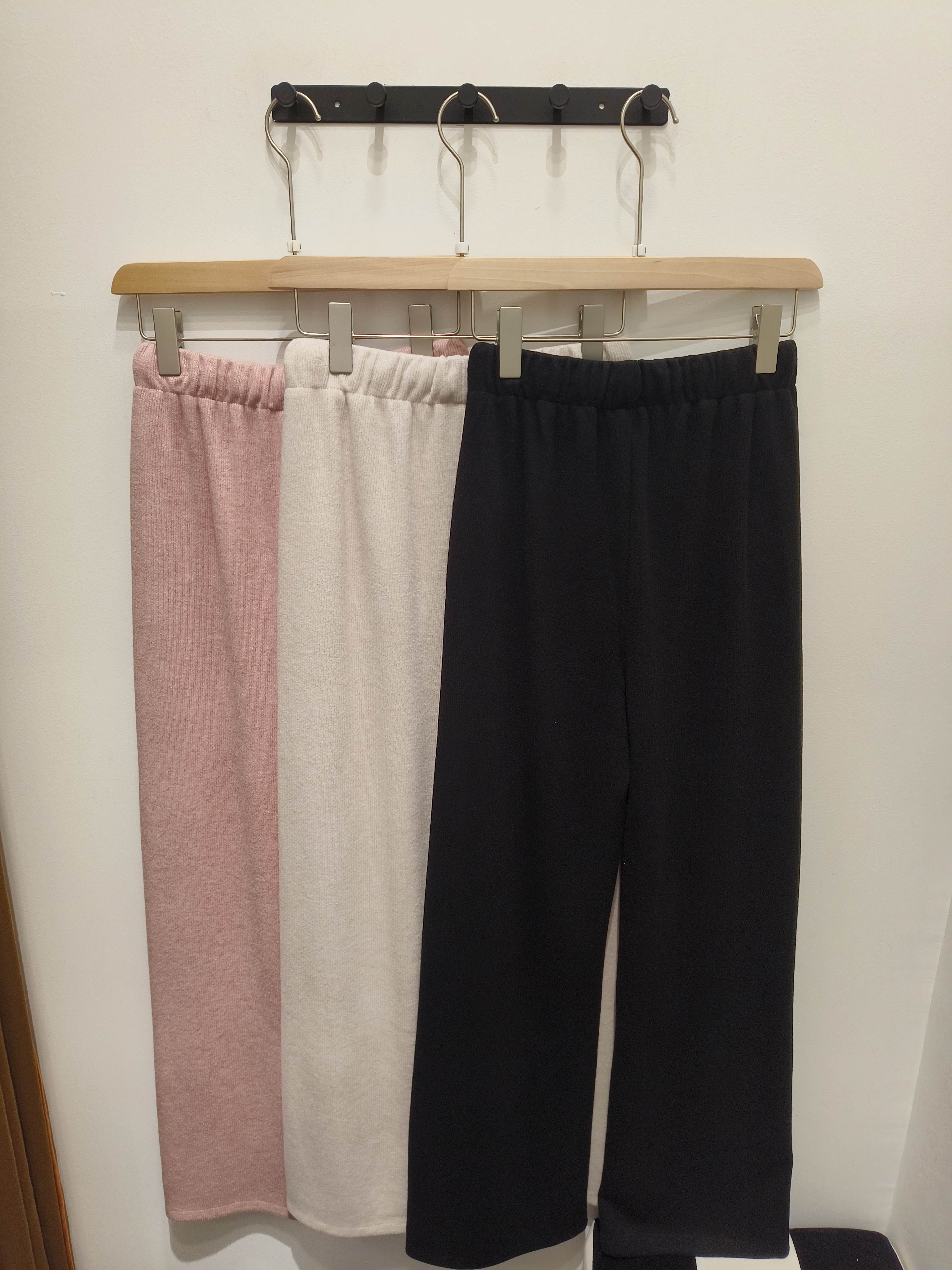 压纹羊绒长裤 Comfy Wool Pants