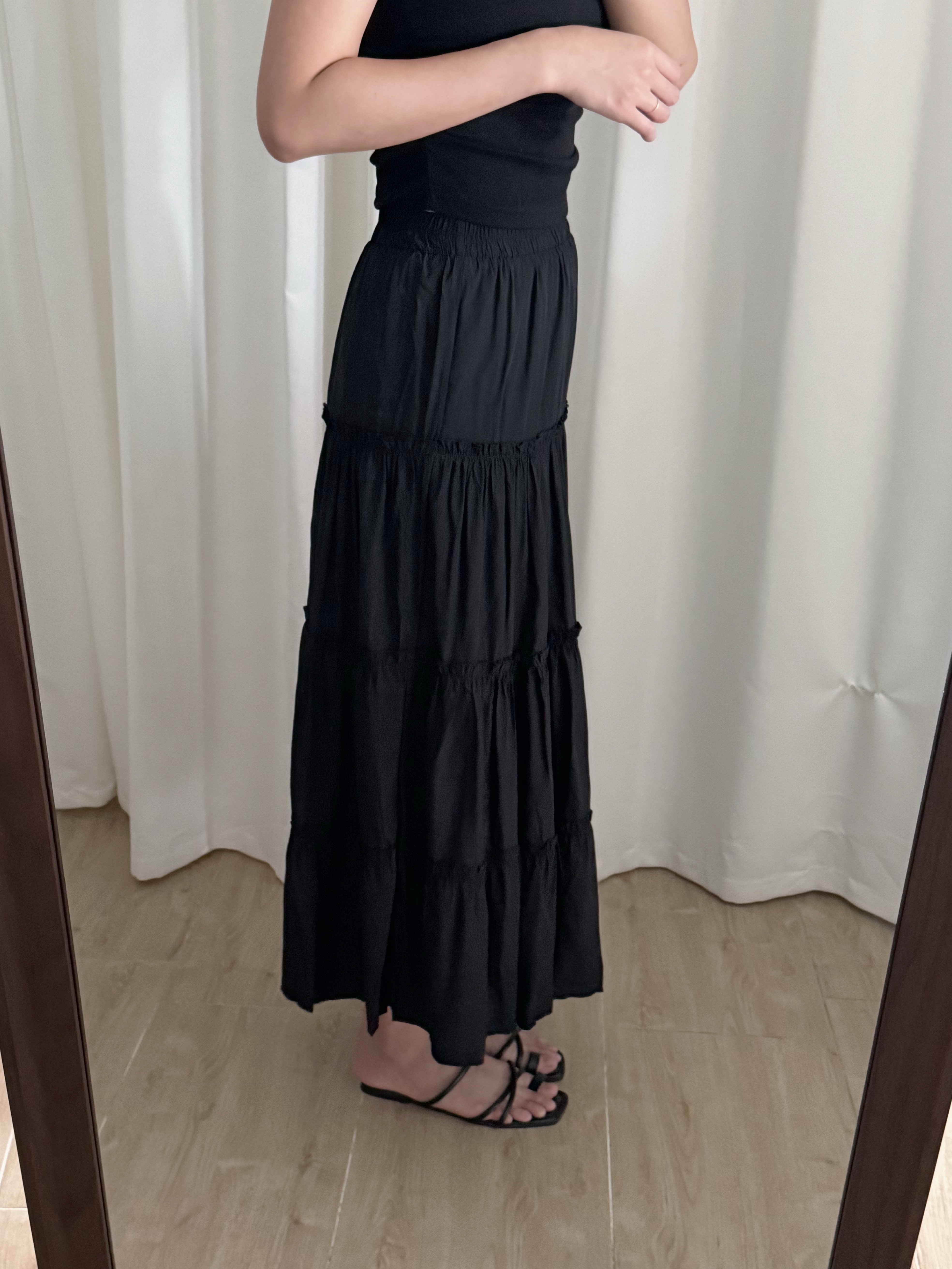 蓬蓬感蛋糕長裙(兩色入)