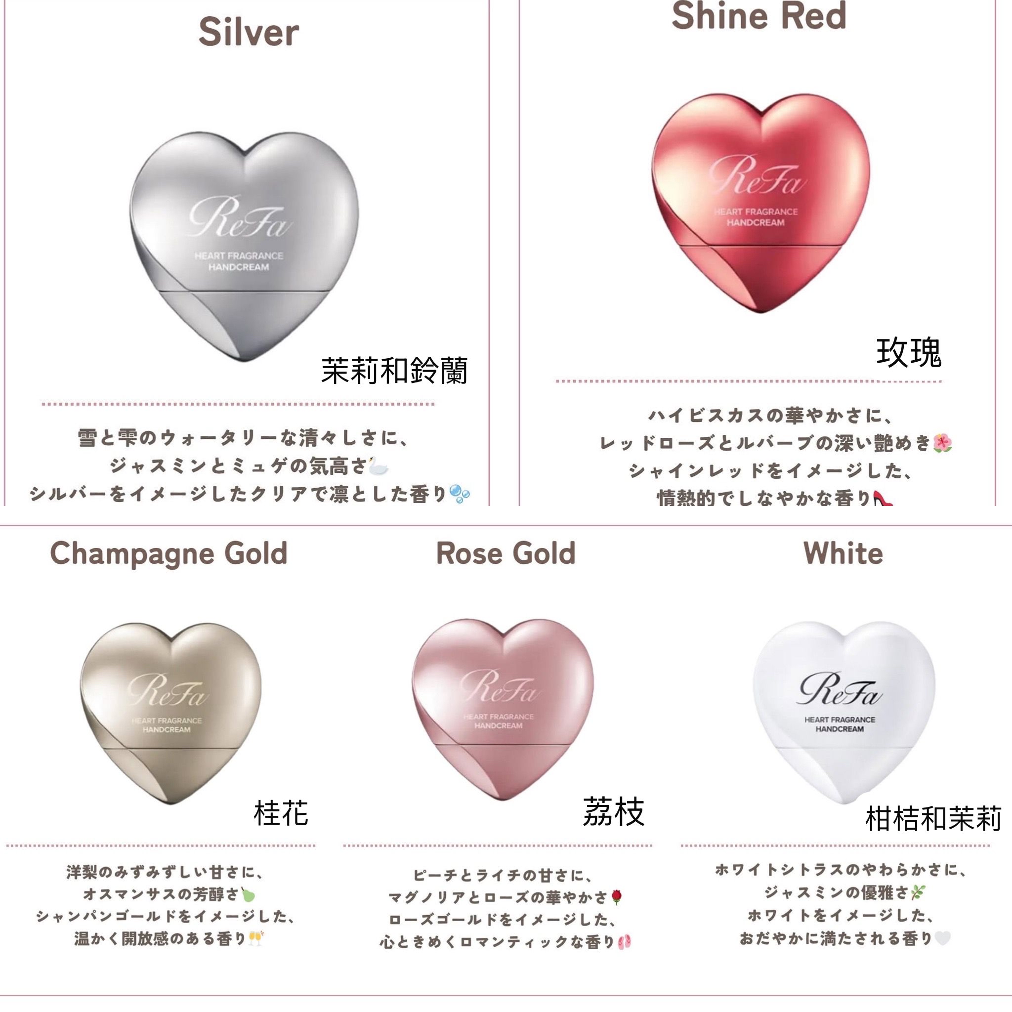 ReFa ｜ HEART FRAGRANCE HANDCREAM 心型香氛護手霜