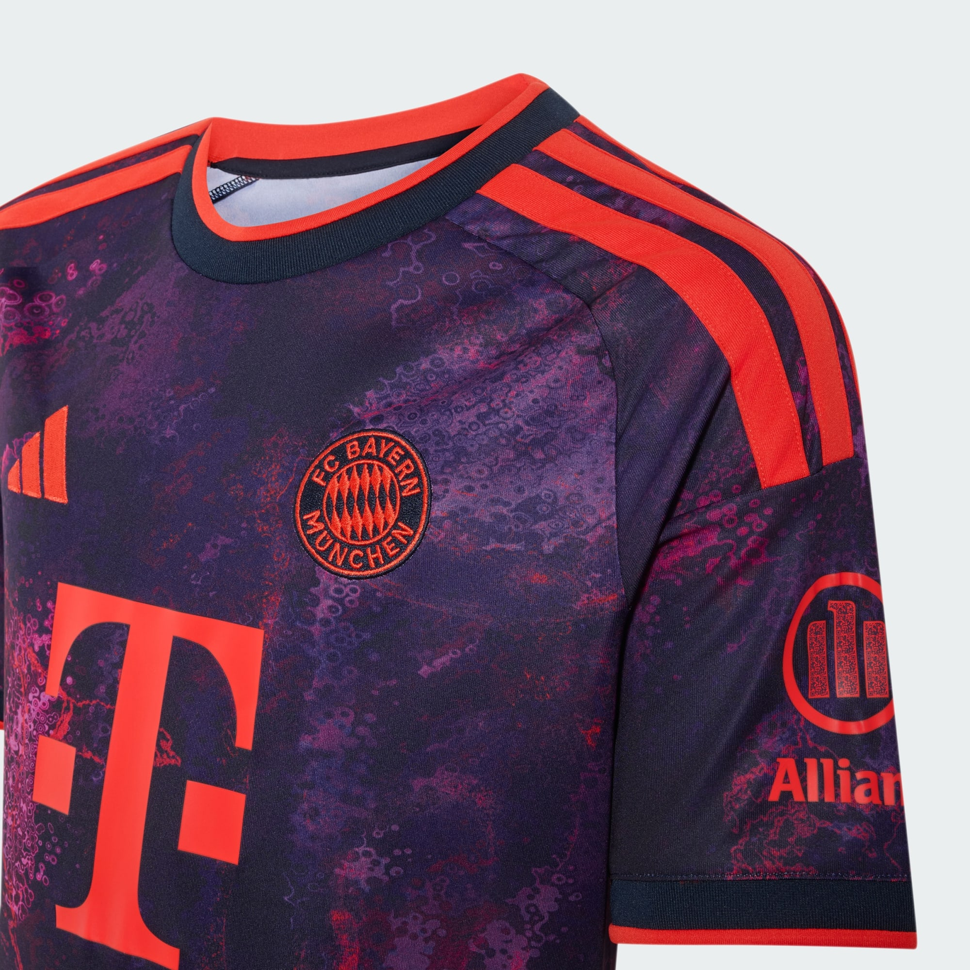 Adidas Bayern Munich 拜仁慕尼黑 2026-27 三客童裝球衣 (可加印字) JZ3094