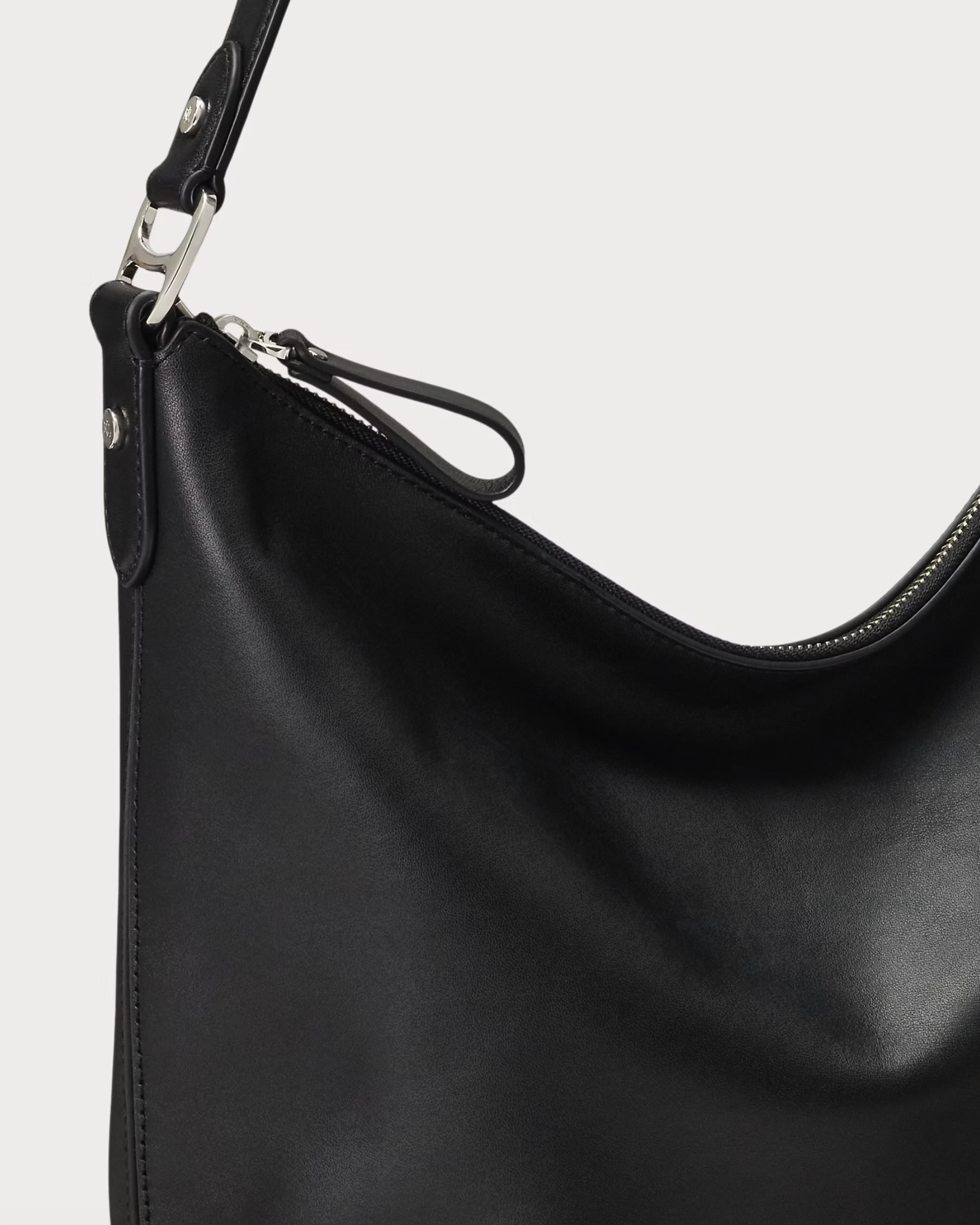 Ralph Lauren Leather Large Tasha Bucket Bag