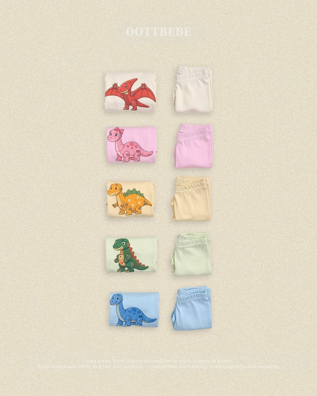 OOTT | Robot Dinosaur Indoor Wear set