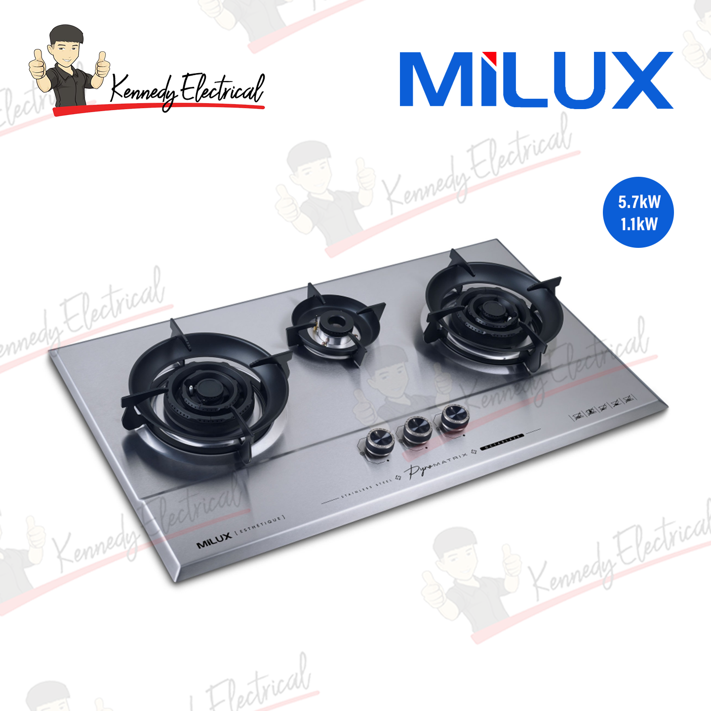 Milux Stainless Steel Built-in Hob (MGH-S8932)