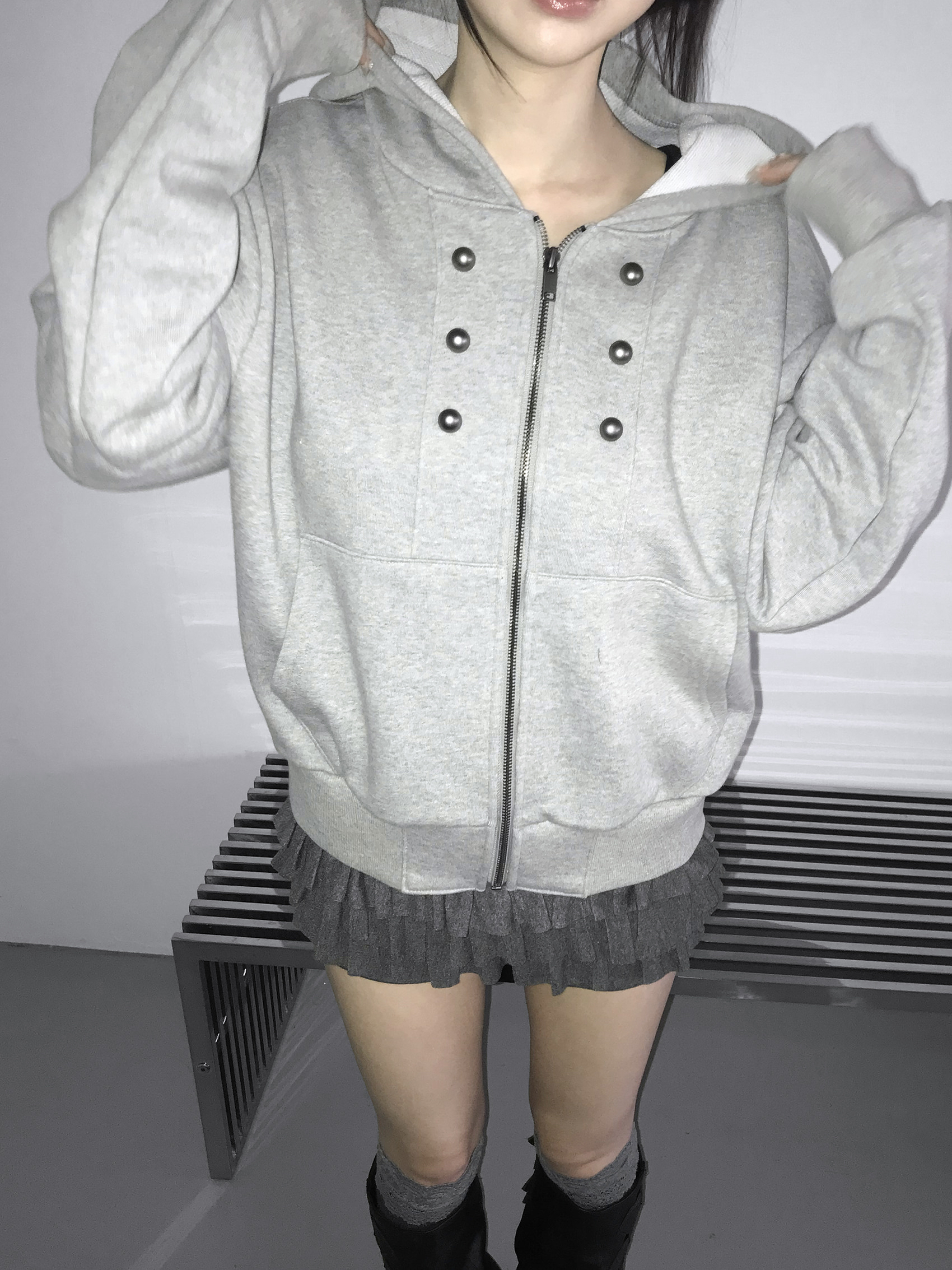 Layered Ruffle Mini Skort