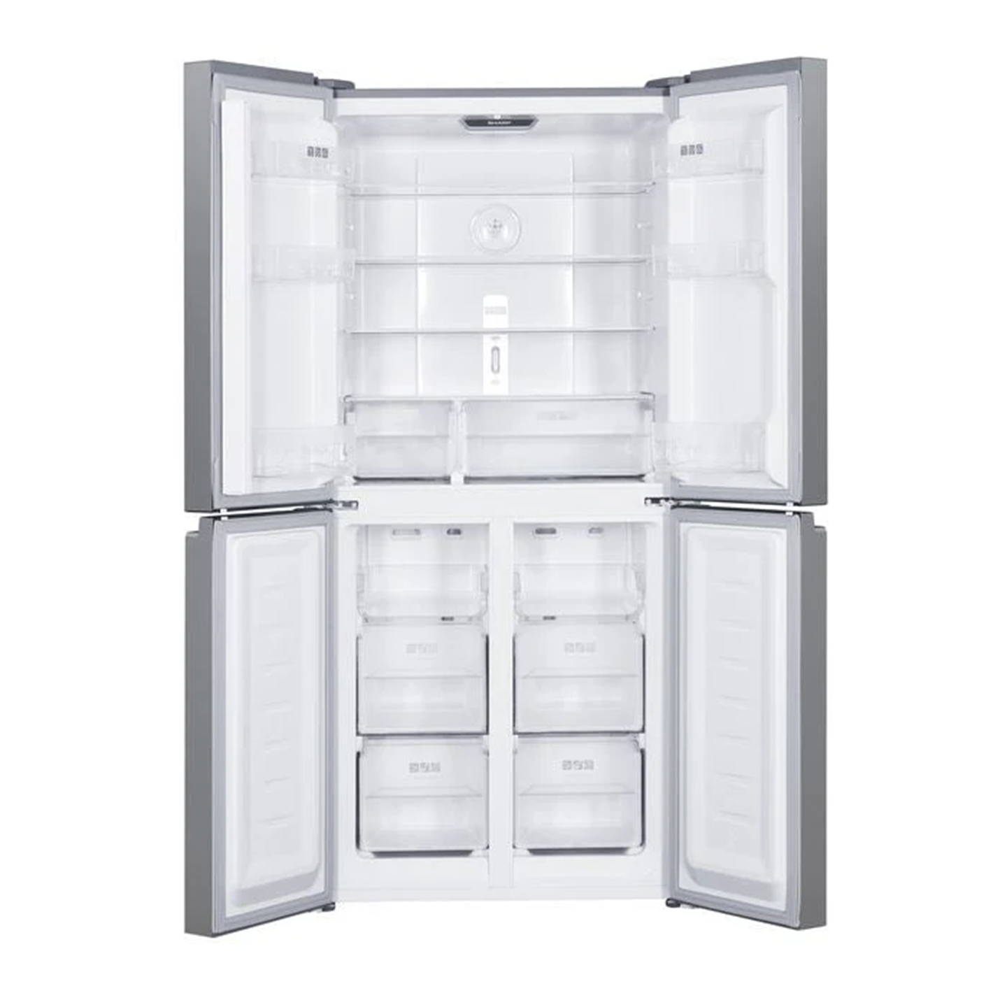 Sharp 480L Glass Door 4-Door French Refrigerator (SJF489GW)
