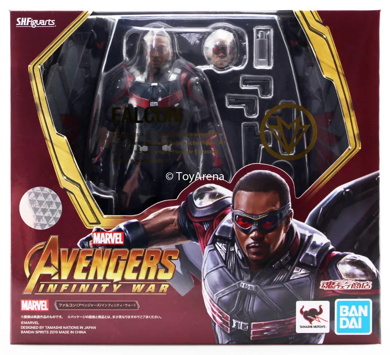 Bandai S.H. Figuarts Marvel Falcon (Sam Wilson) Avengers Infinity War Action Figure