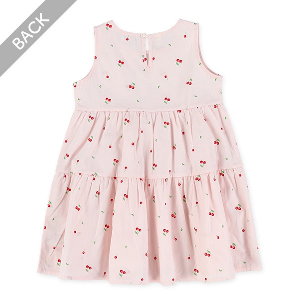 🇯🇵預訂 日本直送🇯🇵兩色櫻桃滿印純棉背心連身裙