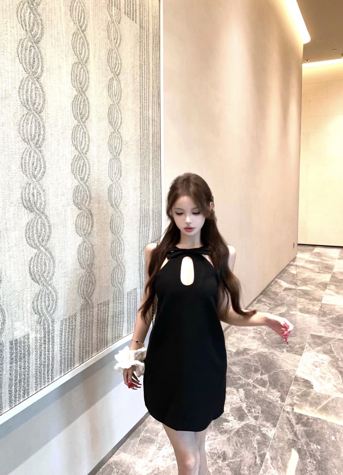 DR443蝴蝶结挂脖