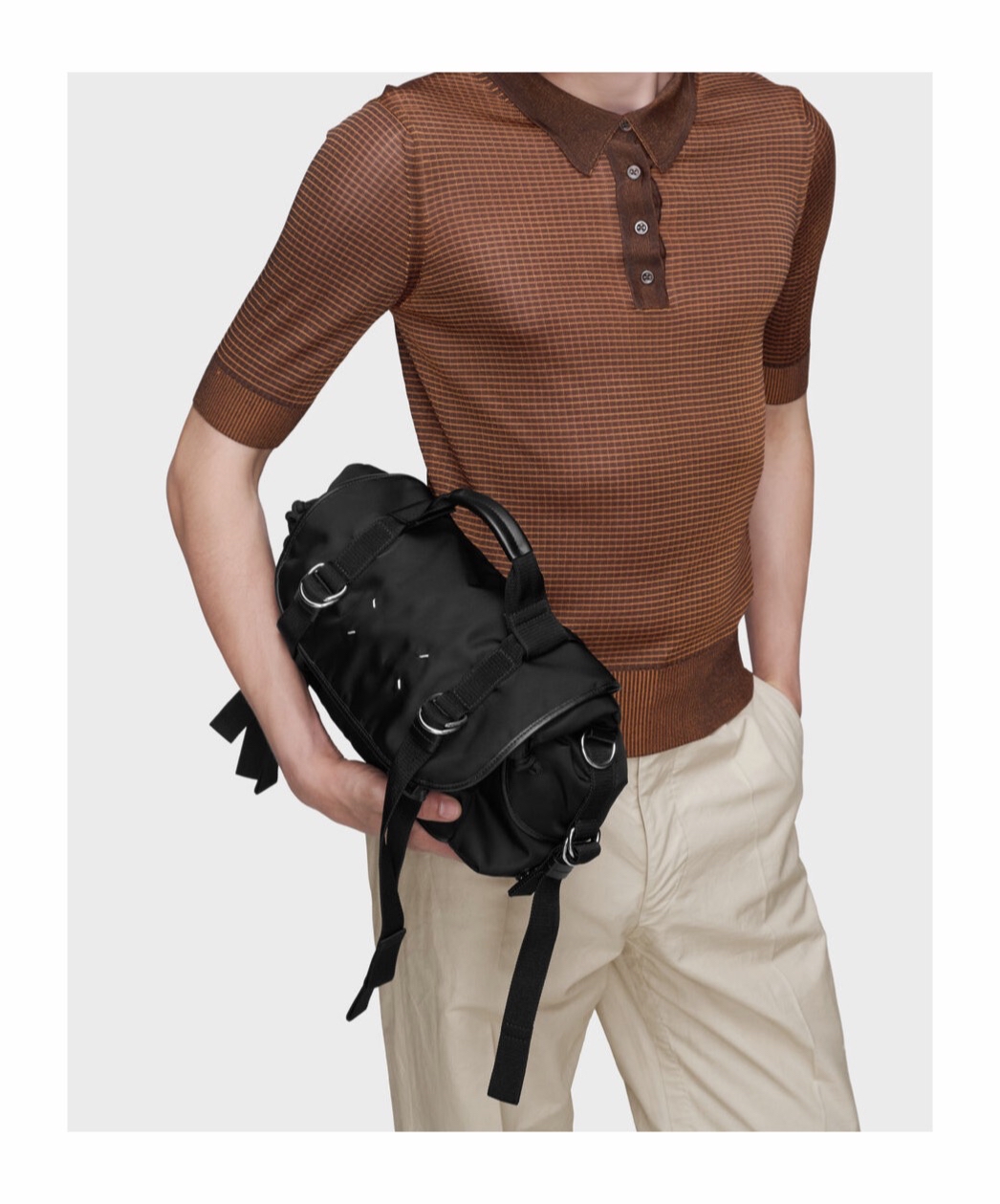 Maison Margiela 男士 High Tech 小號單肩包均碼碼小號、33cm*11cm*20cm 