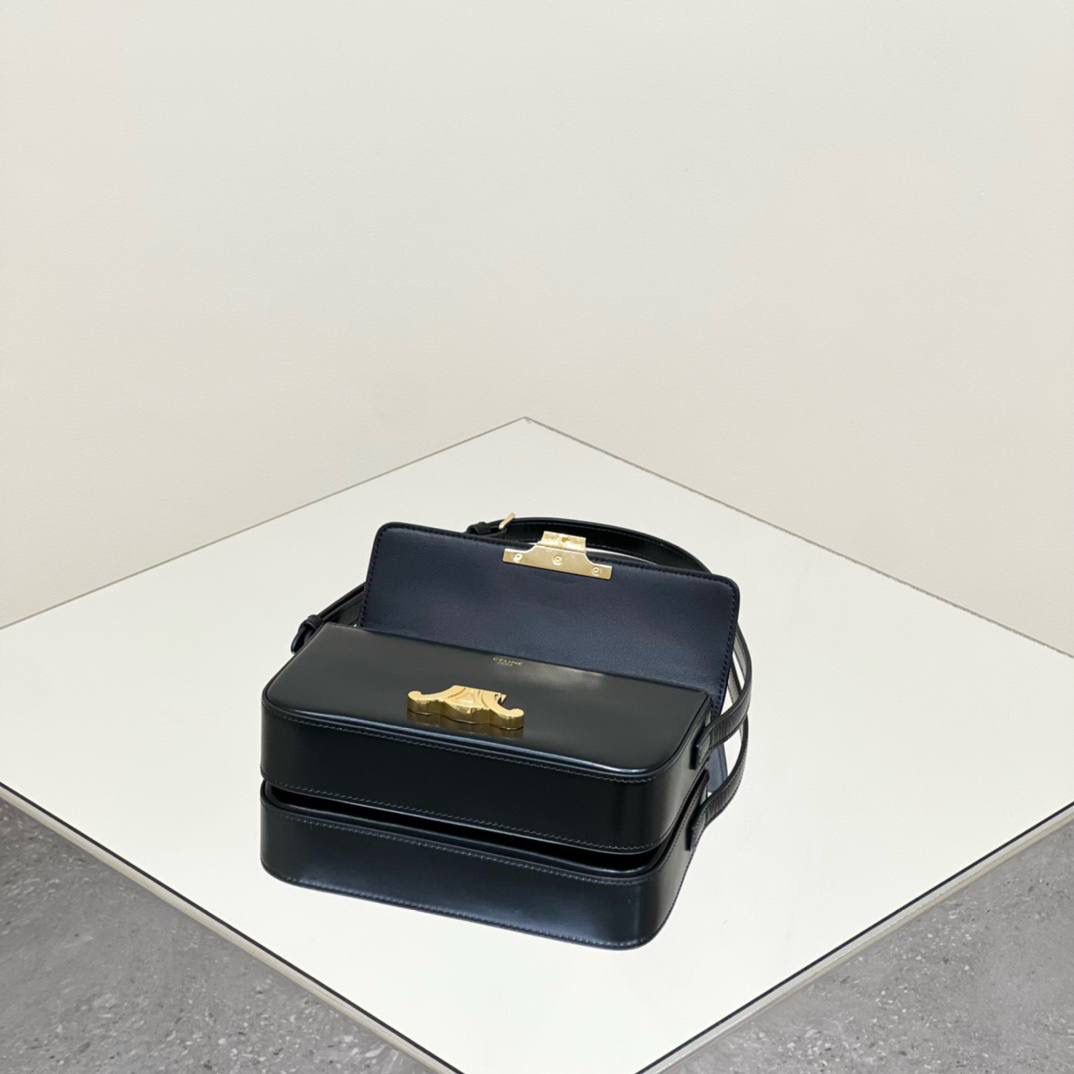 🔥大货实拍图 𝗖𝗘𝗟𝗜𝗡𝗘 ♥ 𝗧𝗥𝗜𝗢𝗠𝗣𝗛𝗘 𝗦𝗛𝗢𝗨𝗟𝗗𝗘𝗥 𝗕𝗔𝗚 型号：194143 尺寸：20*10*4cm